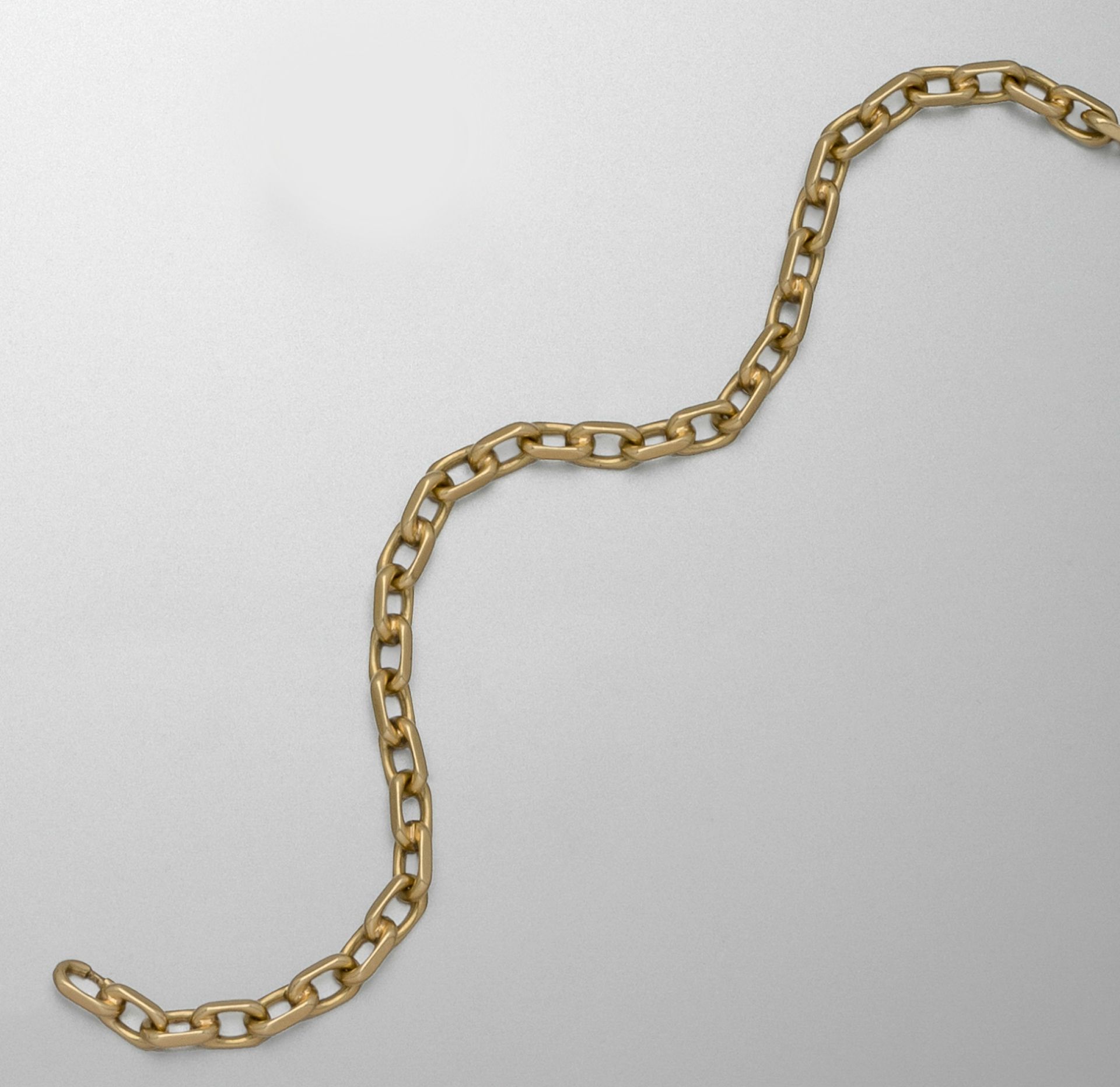 Null 18K (750/1000) yellow gold spartacus chain bracelet. Clasp concealed in a l&hellip;