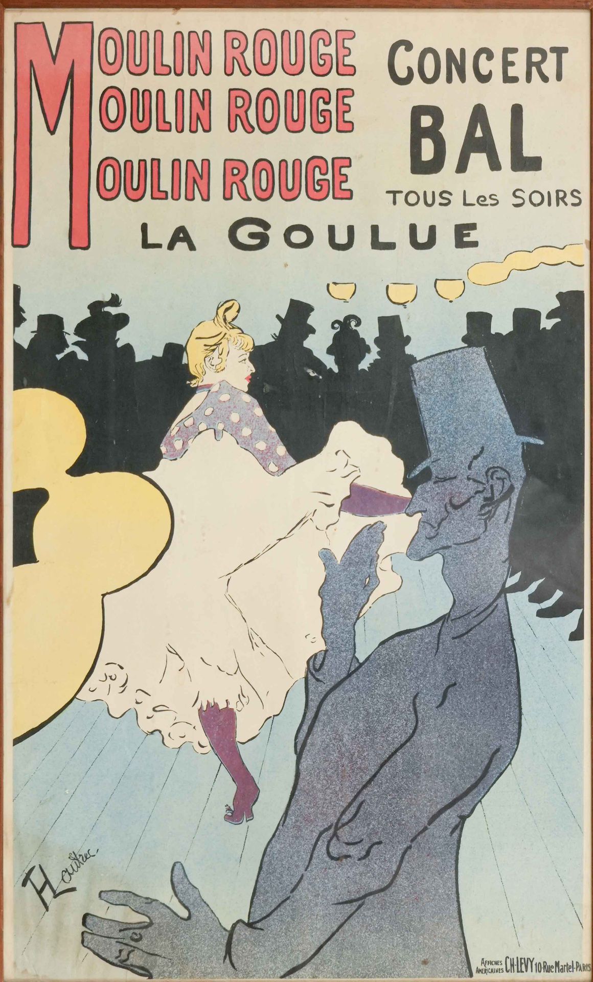 Null Henri de TOULOUSE LAUTREC
Moulin Rouge - La Goulue 1891
Affiches américaine&hellip;