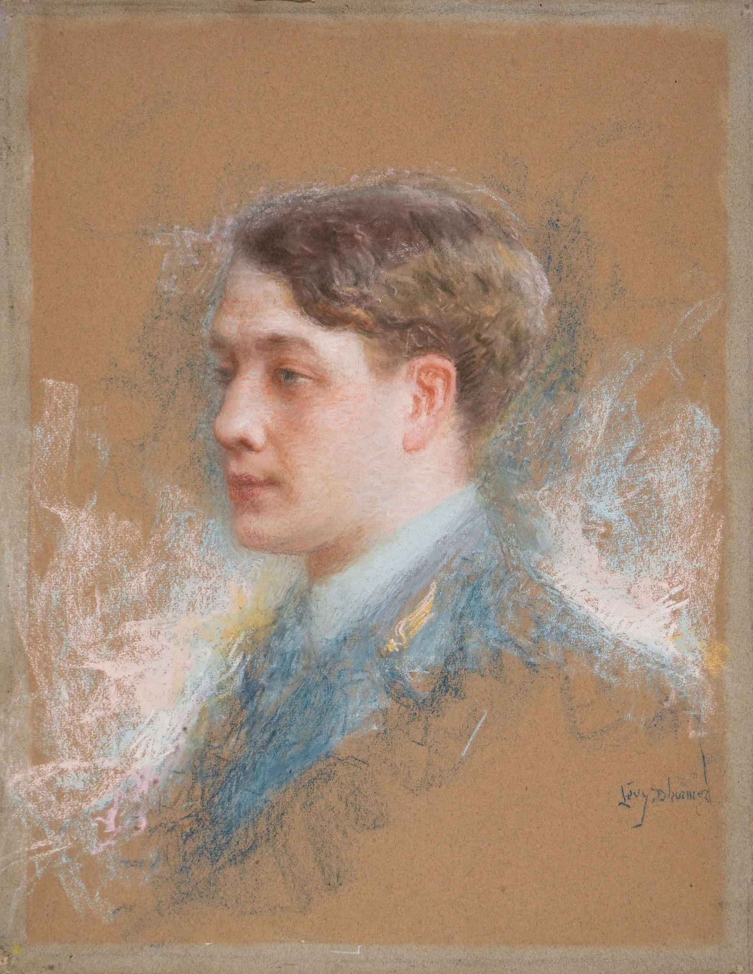 Null Lucien LEVY DURMER (1865-1953)
Jeune garçon
Pastel
Signé en bas à droite
67&hellip;