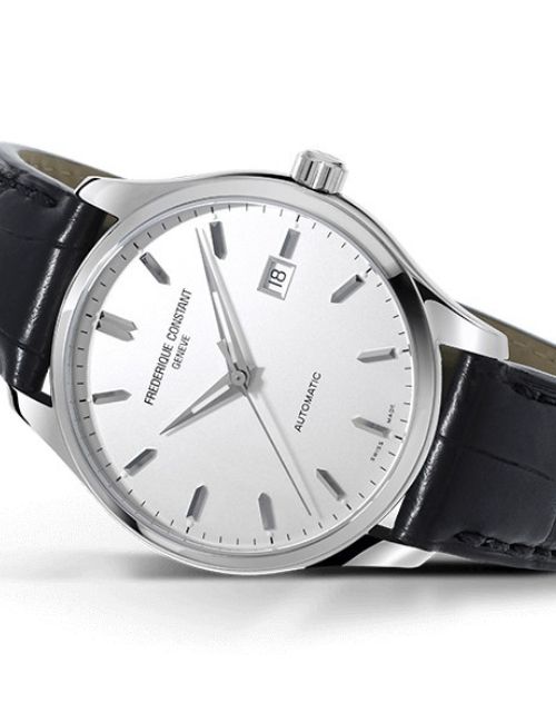 Null Frédérique Constant, automatic men's watch, case diameter 40mm, black leath&hellip;