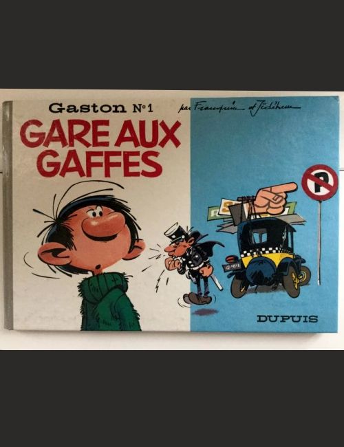 Null Franquin, Volumen 1 de Gaston "Gare aux Gaffes", Dupuis, edición original 1&hellip;
