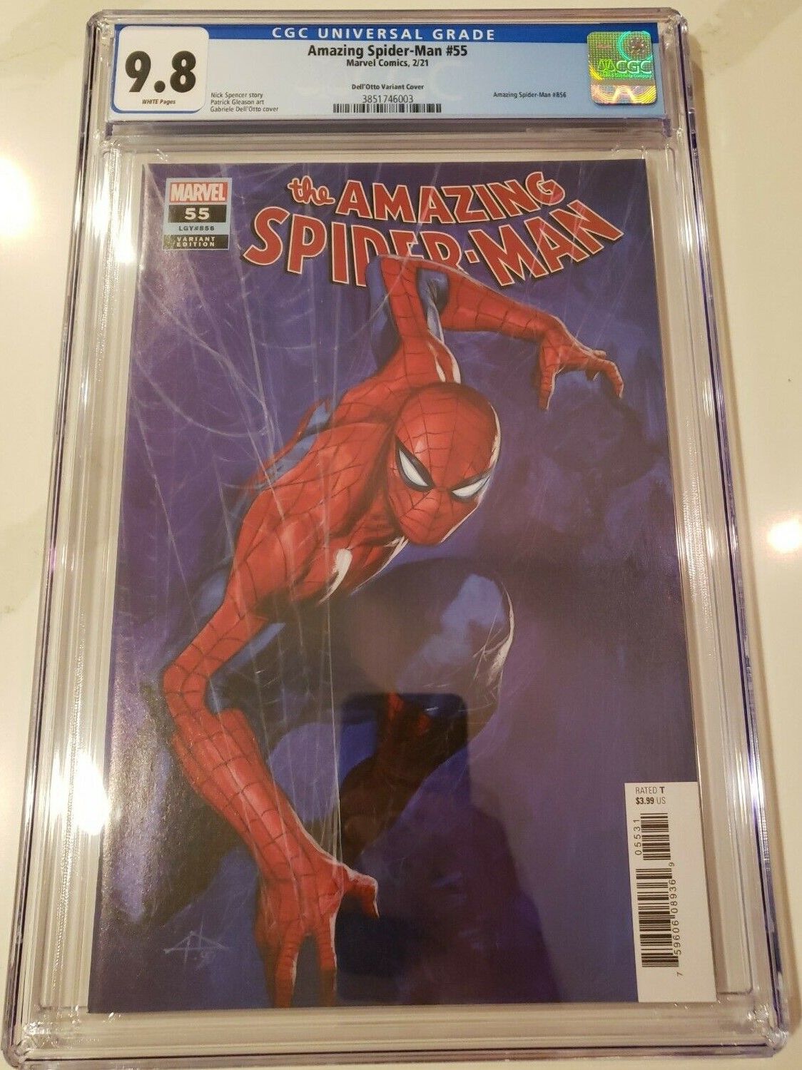 Null MARVEL, The Amazing Spider-Man #55, CGC, publié en février 2021 à 115 exemp&hellip;