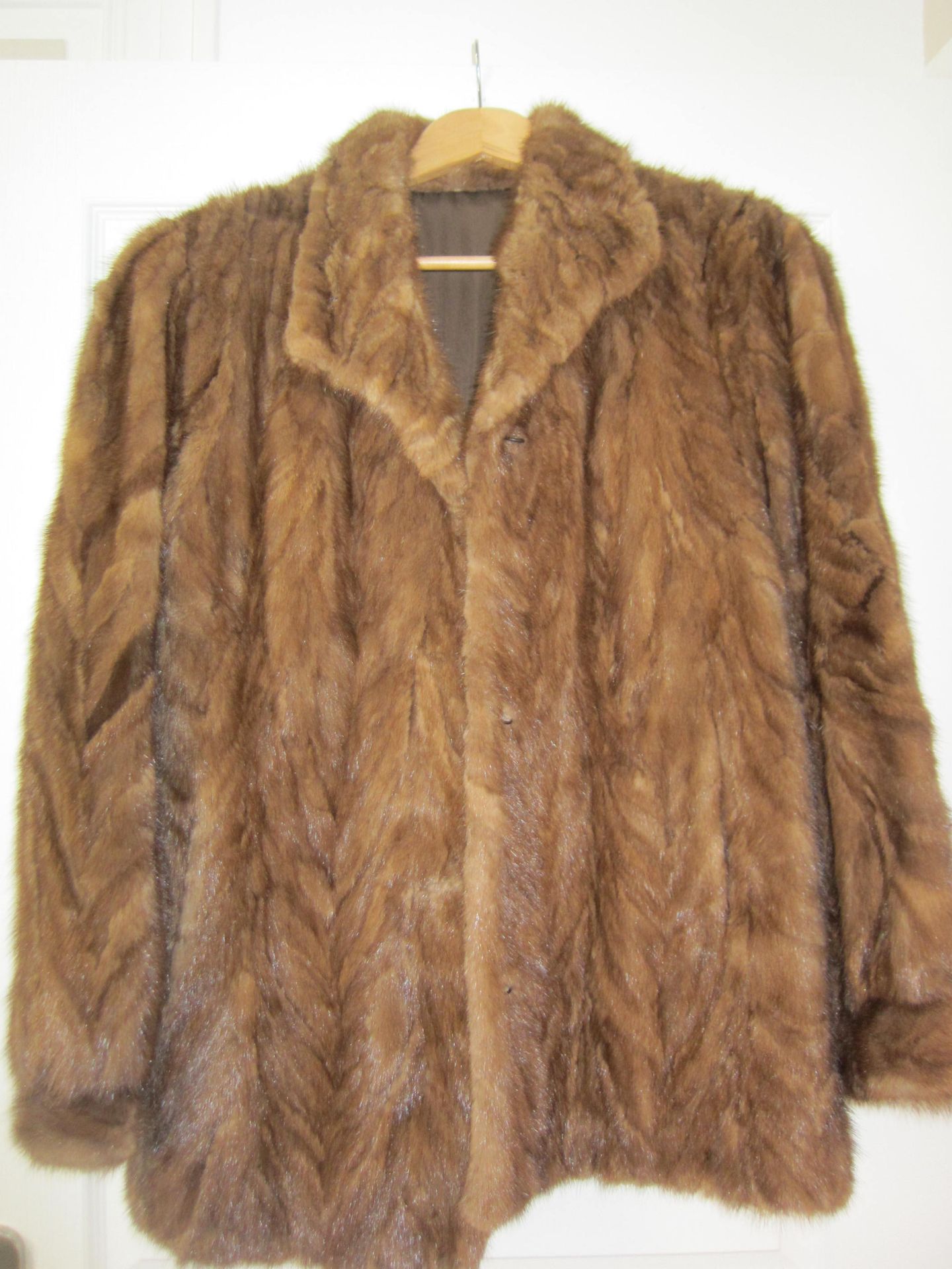 Null Three quarter jacket in mink, small size, very good condition