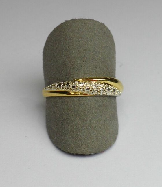 Null Two-tone gold ring 

Gross weight: 1,71 gr