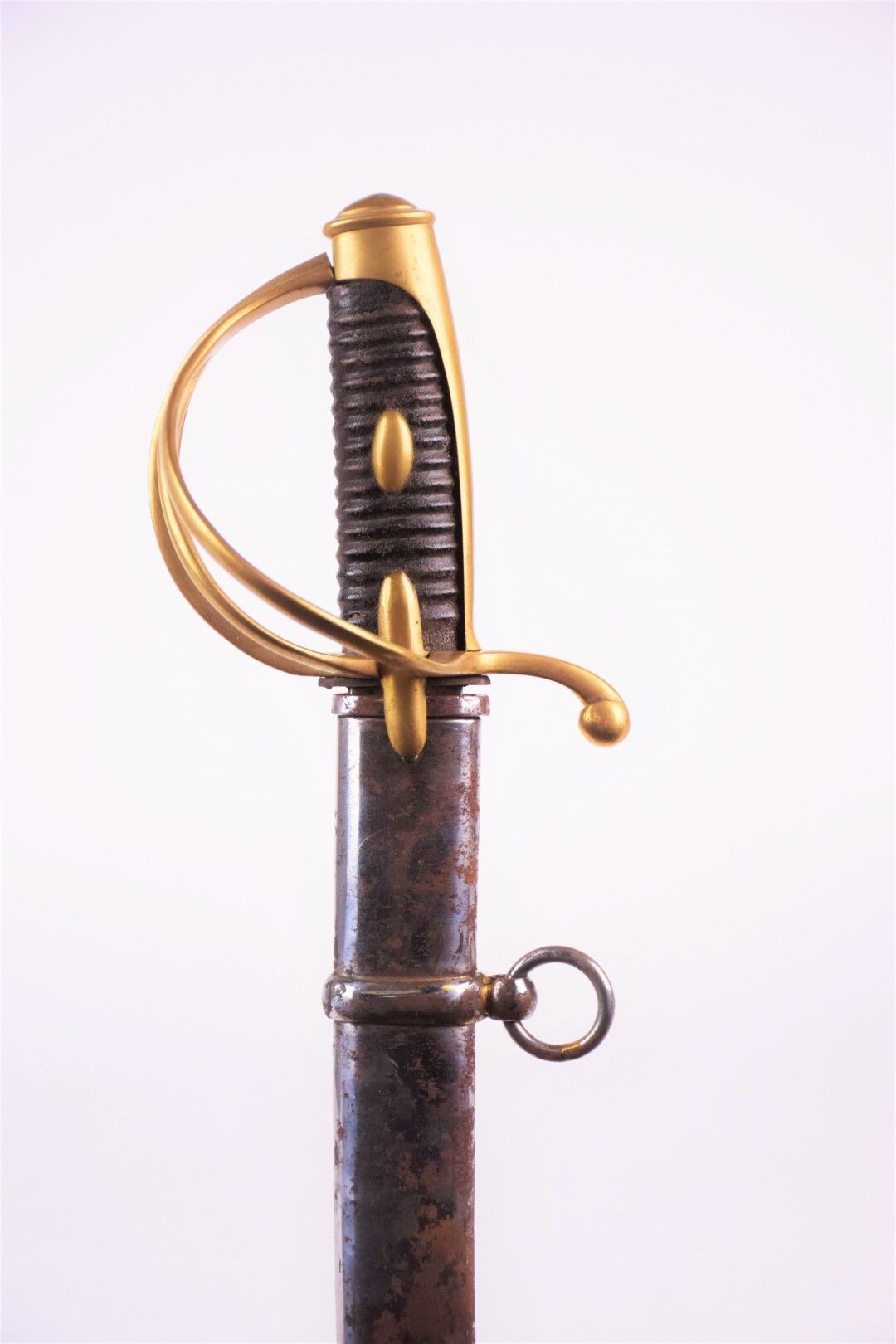 Null 491 bis

Copy of a saber of type AN XI, model troop of light cavalry. Guard&hellip;