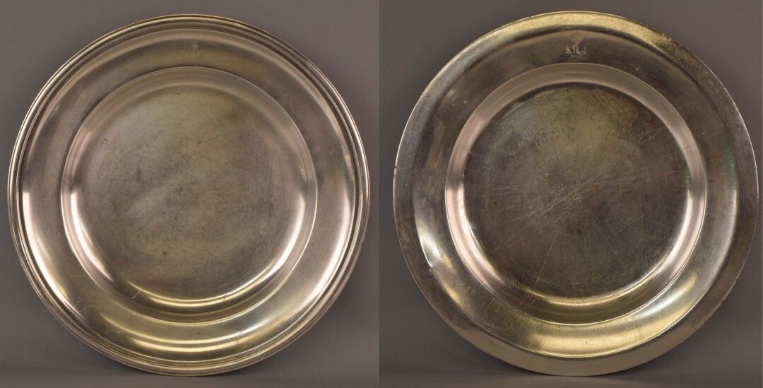 Null CHRISTOFLE for the NATIONAL NAVY

Round flat dish in plain silver plated me&hellip;