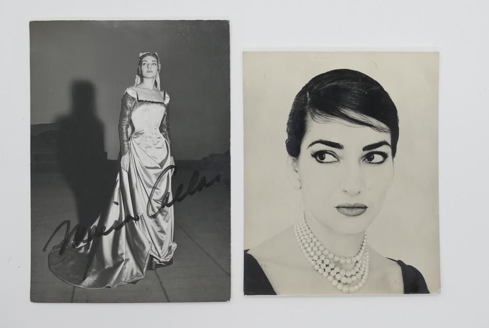 Including 2 signed by Maria Callas (1923-1977), Gustave … | Drouot.com