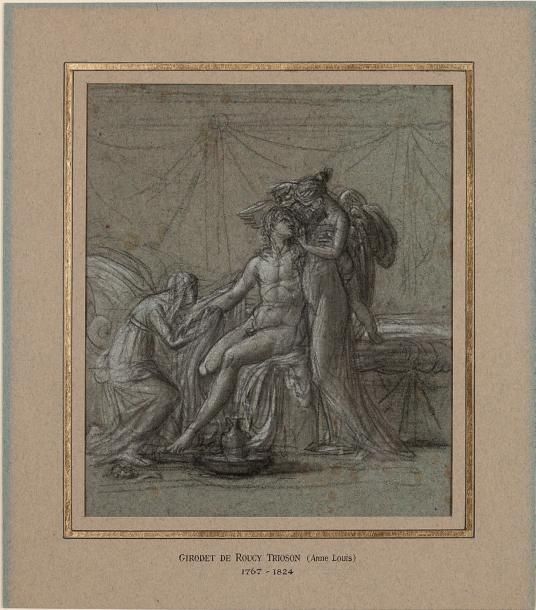 GIRODET - TRIOSON ANNE LOUIS (MONTARGIS 1767 - PARIS 1824) Héro et Léandre
Pierr&hellip;