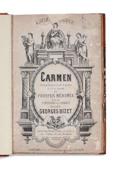 BIZET Georges (1838-1875) Carmen. Opéra Comique en 4 actes Tiré de la nouvelle d&hellip;