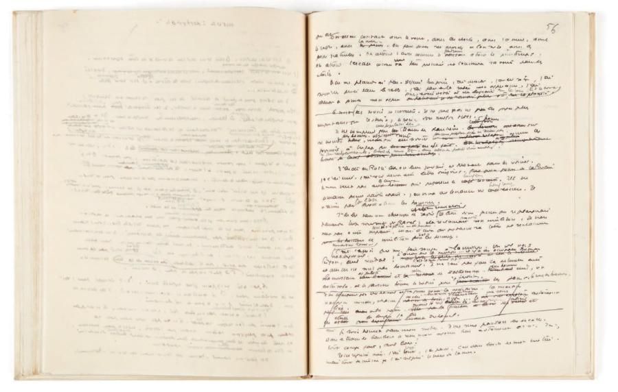 Antoine DE SAINT EXUPERY (1900-1944) «Au centre du désert»: manuscrit autographe&hellip;