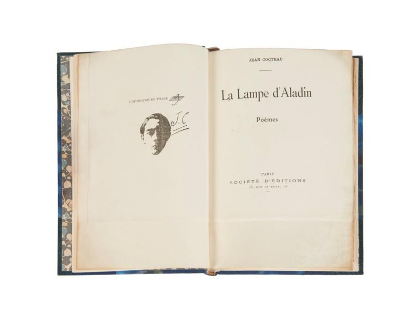 COCTEAU Jean (1889 - 1963) 
LA LAMPE D'ALADIN.
Paris, Société d'Editions, (1909)&hellip;
