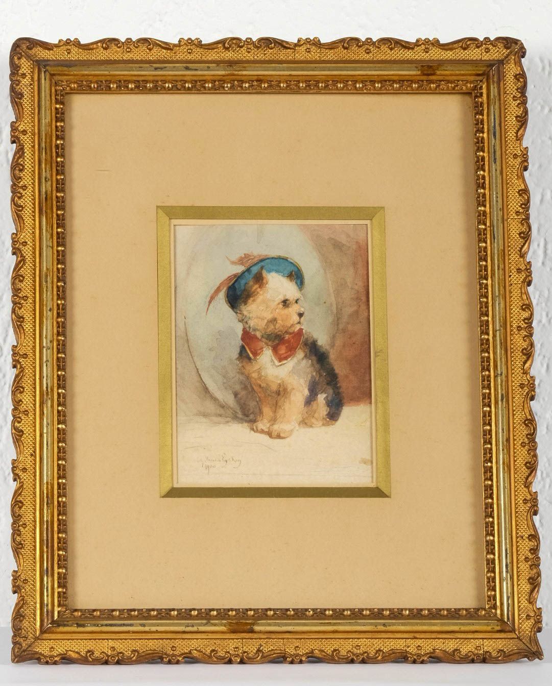 Charles II VAN DEN EYCKEN (1859-1923) 
Yorkshire, 13 X 9 cm.
