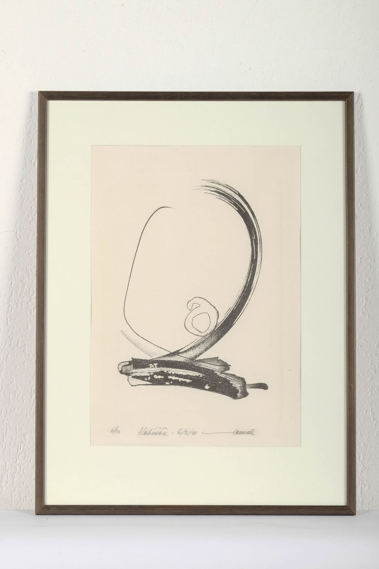 Claude ? "Kohassa", Lithograph, titled and signed and numbered 6/10 Note: May be&hellip;