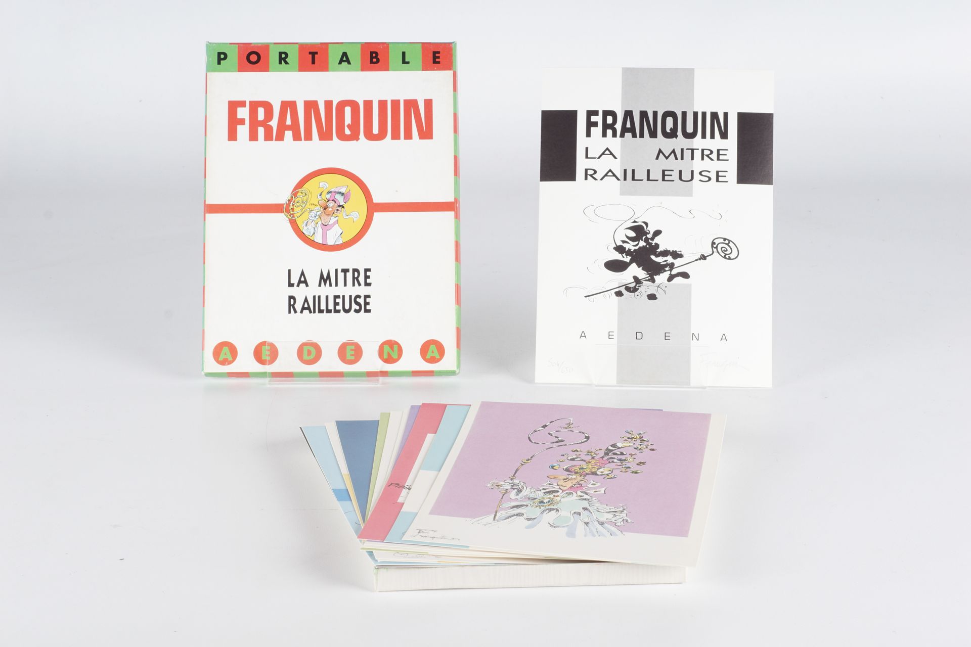FRANQUIN, André (1924-1997) Portfolio "La mitre railleuse", ce portfolio a fait &hellip;