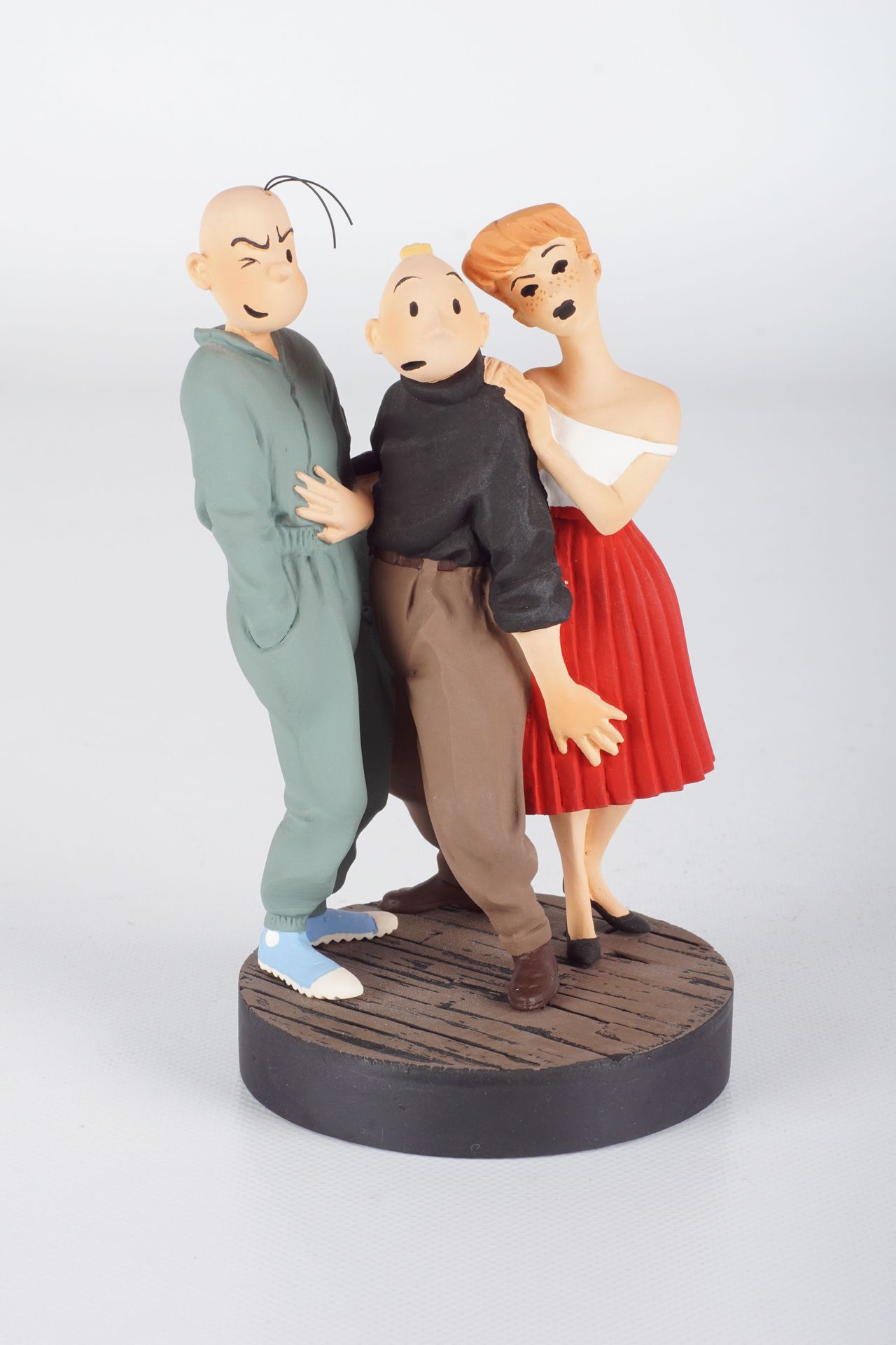 CHALAND, Yves (1957-1990) Fariboles, Freddy Lombard, Sweep et Dina, figurine en &hellip;
