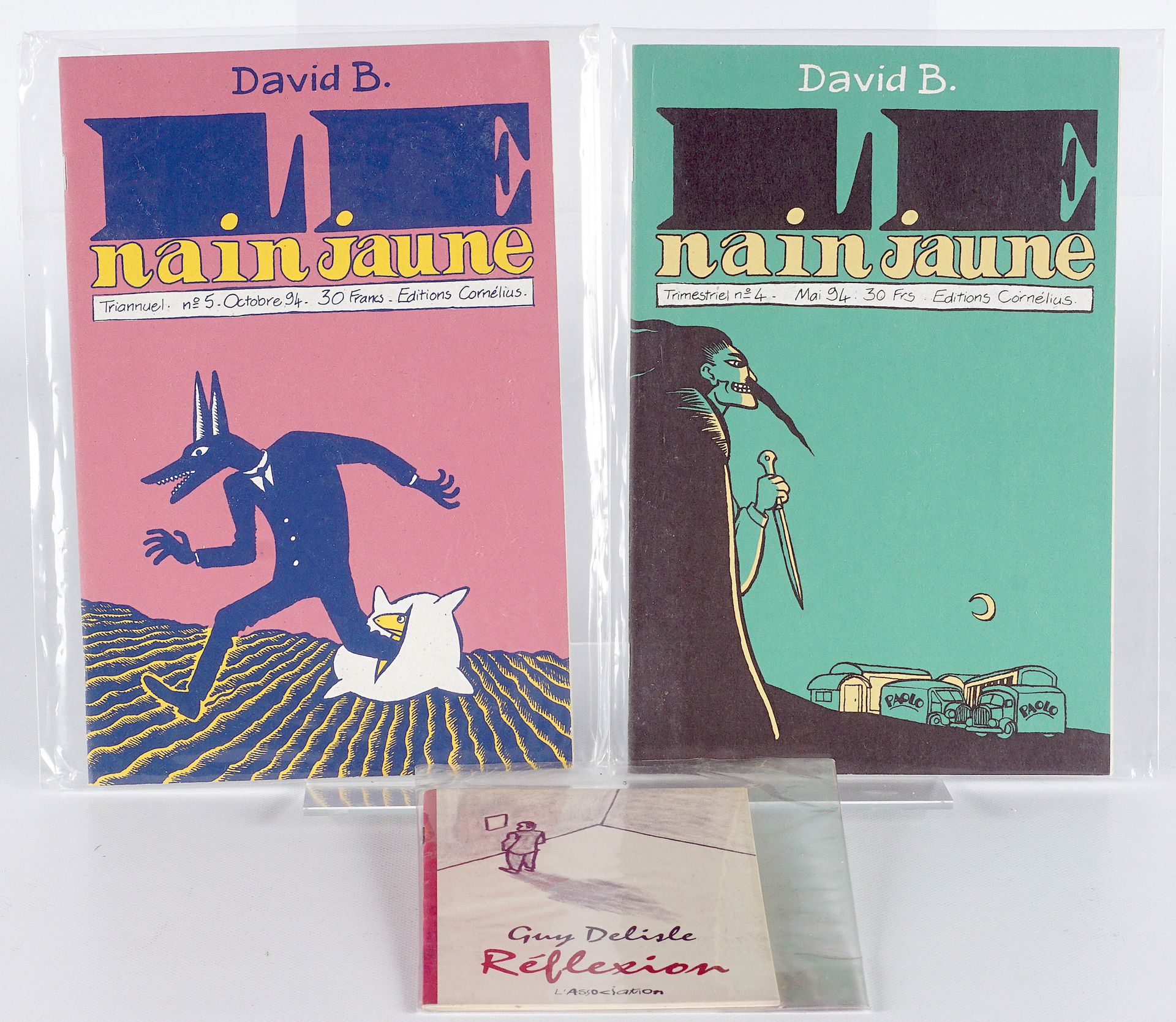 David B & DELISLE Guy "Le nain jaune", Tomes 1 & 2 des albums publiés en mai 199&hellip;