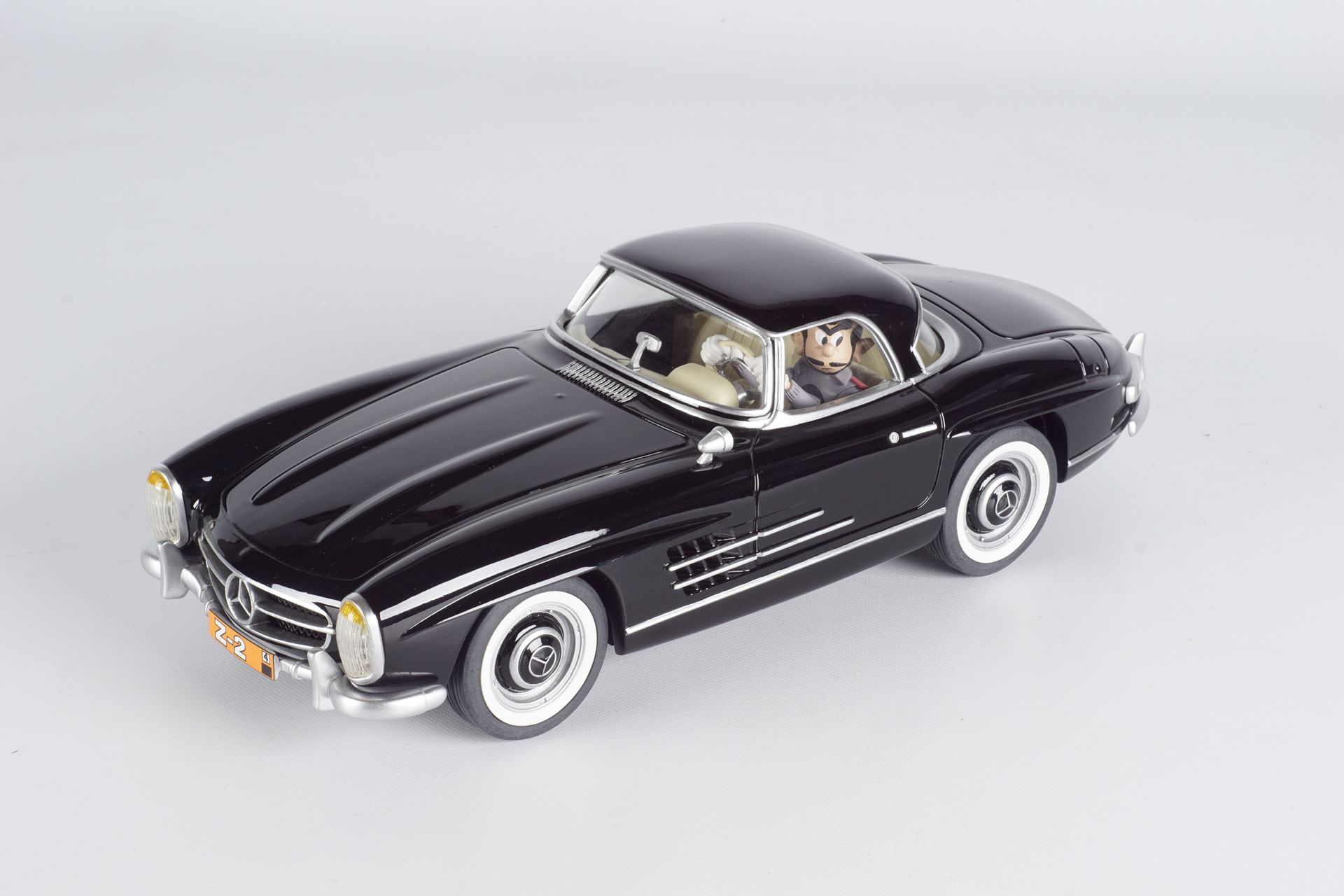 FRANQUIN, André (1924-1997) Figures and you, Franquin's garage, The Mercedes 300&hellip;