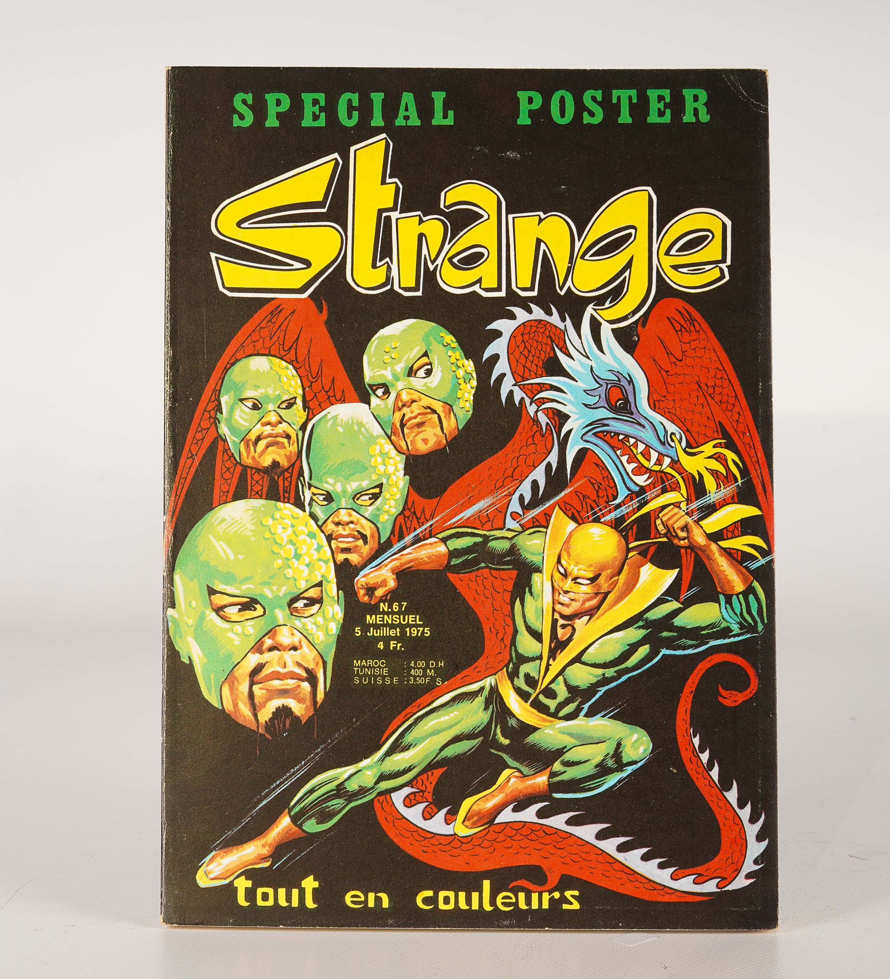 LUG SEMIC, ARCHIVES COMICS Strange Nr. 67 mit angehängtem Poster, Format H 24 x &hellip;