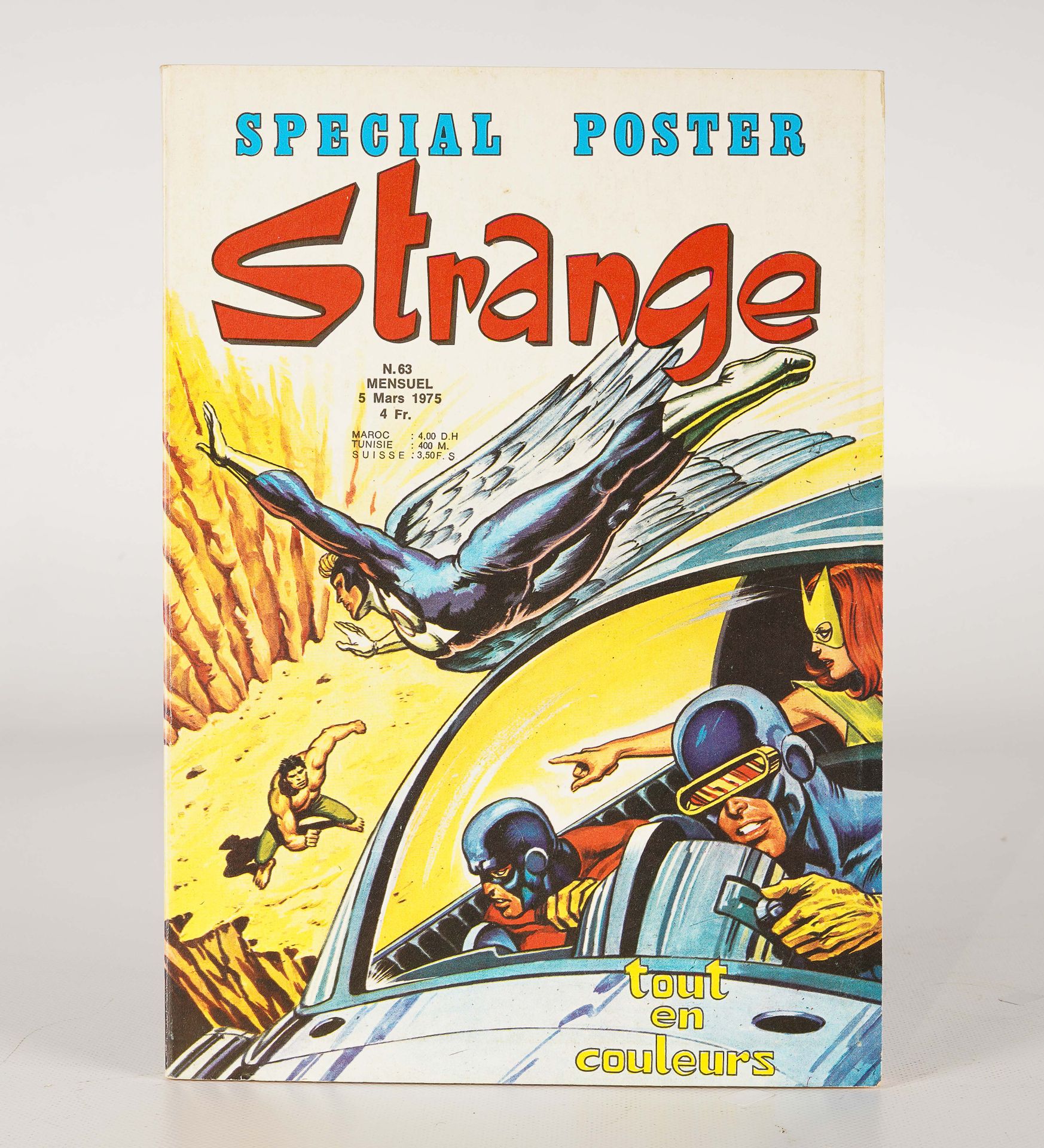 LUG SEMIC, ARCHIVES COMICS Strange n° 63 with attached poster, size H 24 x 17 cm&hellip;