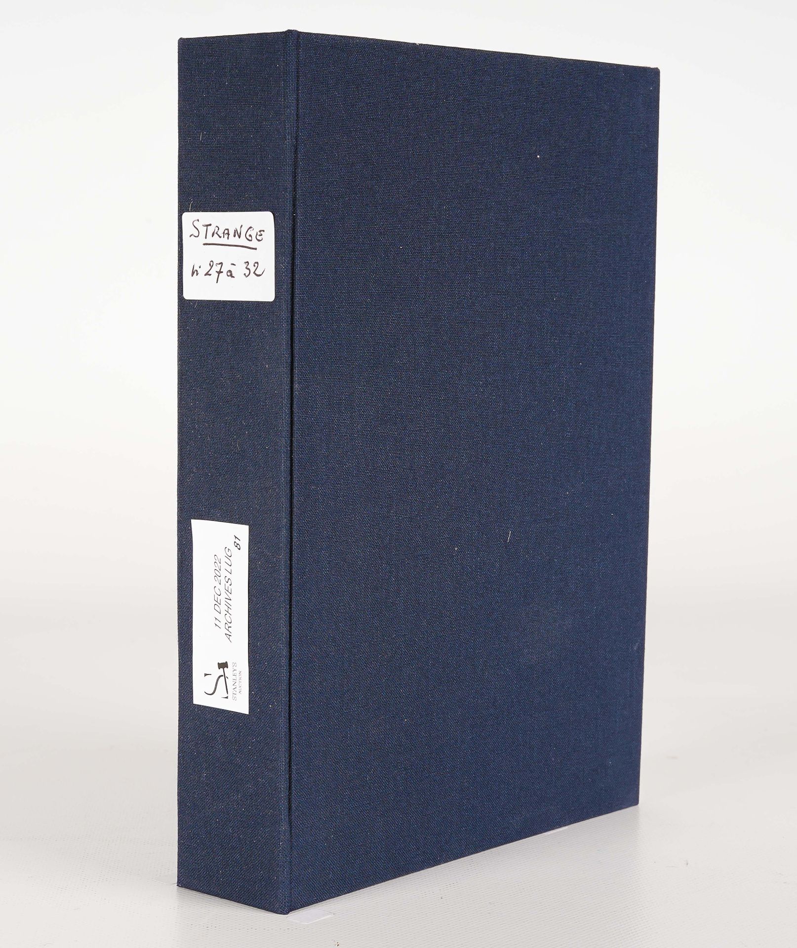 LUG SEMIC, ARCHIVES COMICS LUG Verlagseinband mit 6 STRANGE Nr. 27 bis 32, blaue&hellip;