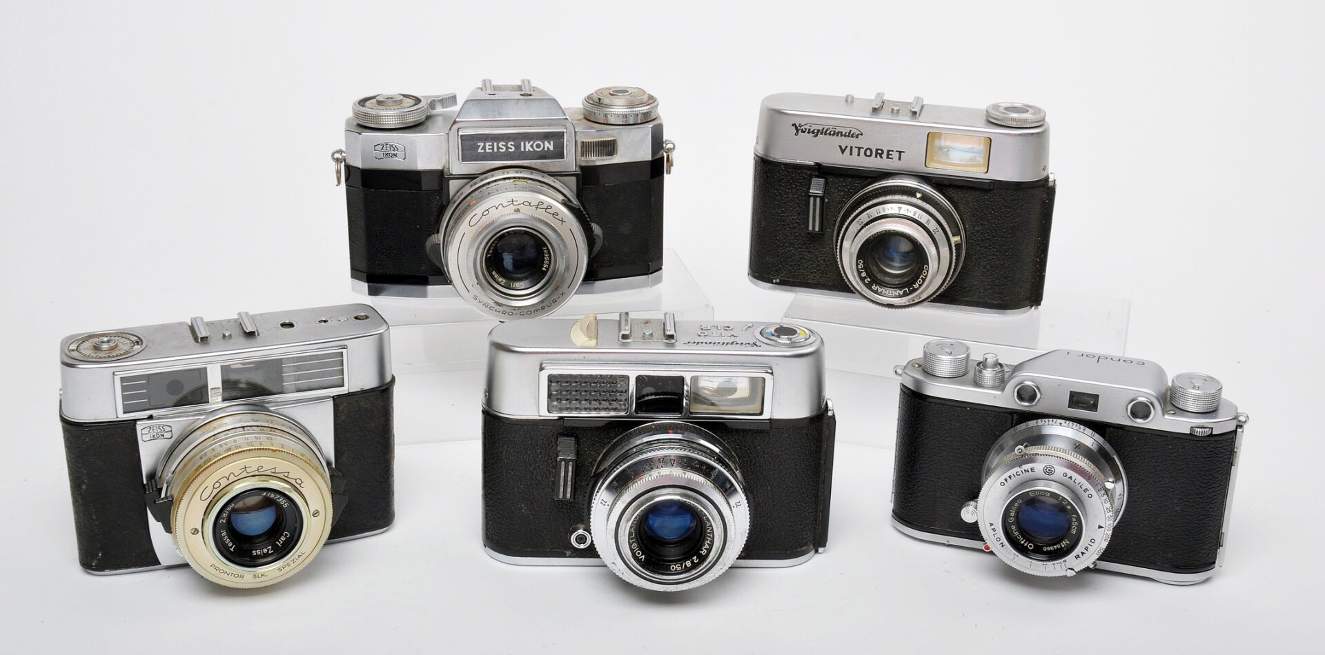 Null 5 appareils photos dont Zeiss-Ikon , Voigtlander , Galiléo Condor I (télémé&hellip;
