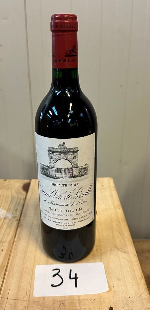 Null 1 bl Grand Vin de Léoville du Marquis de Las Cases, Saint-Julien 1992