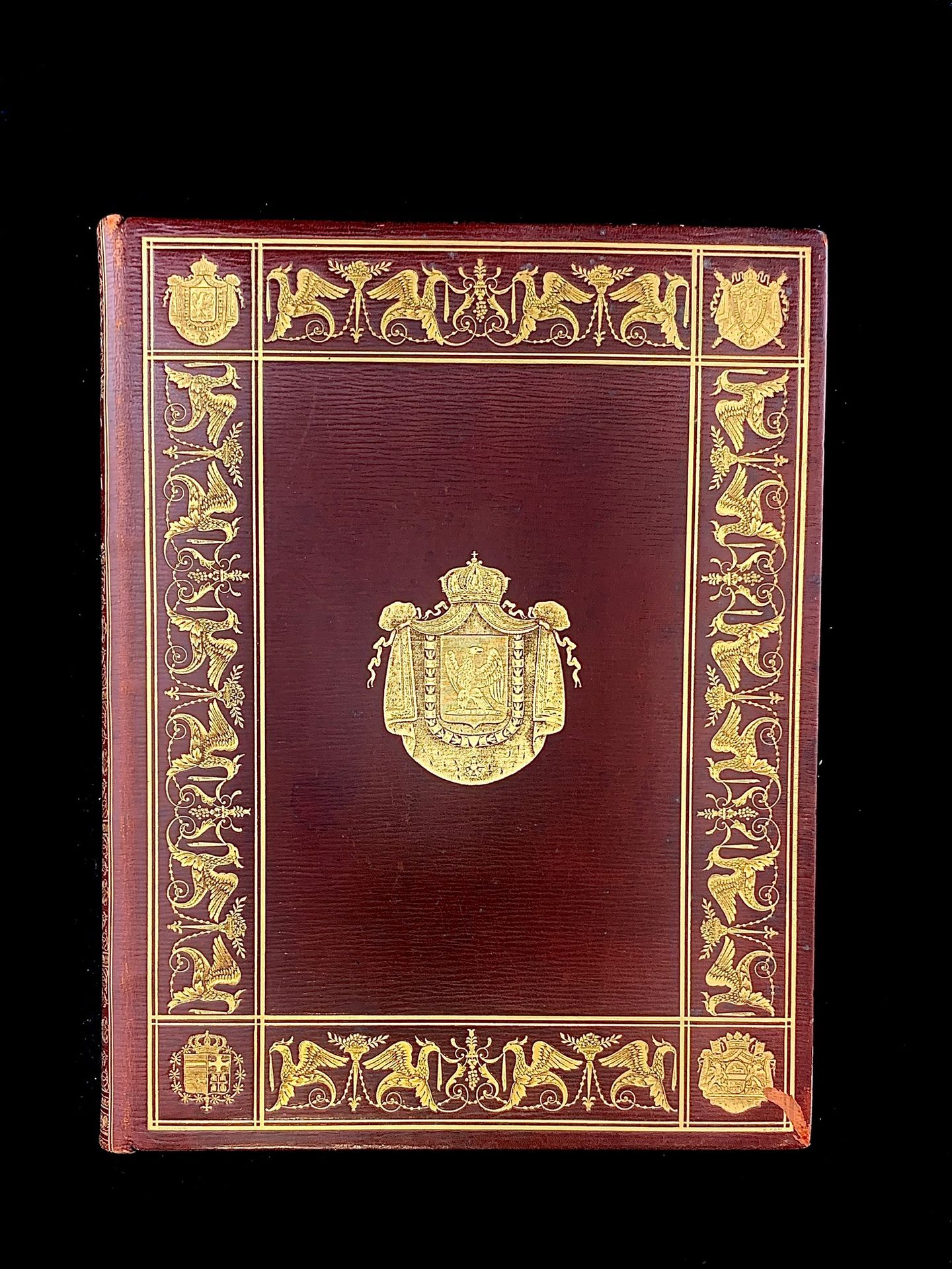 Null Frédéric MASSON，拿破仑和他的儿子。巴黎，Goupil，Manzi，Joyant，1904年，四开本，豪华出版商装订：橄榄色长纹摩洛哥，&hellip;