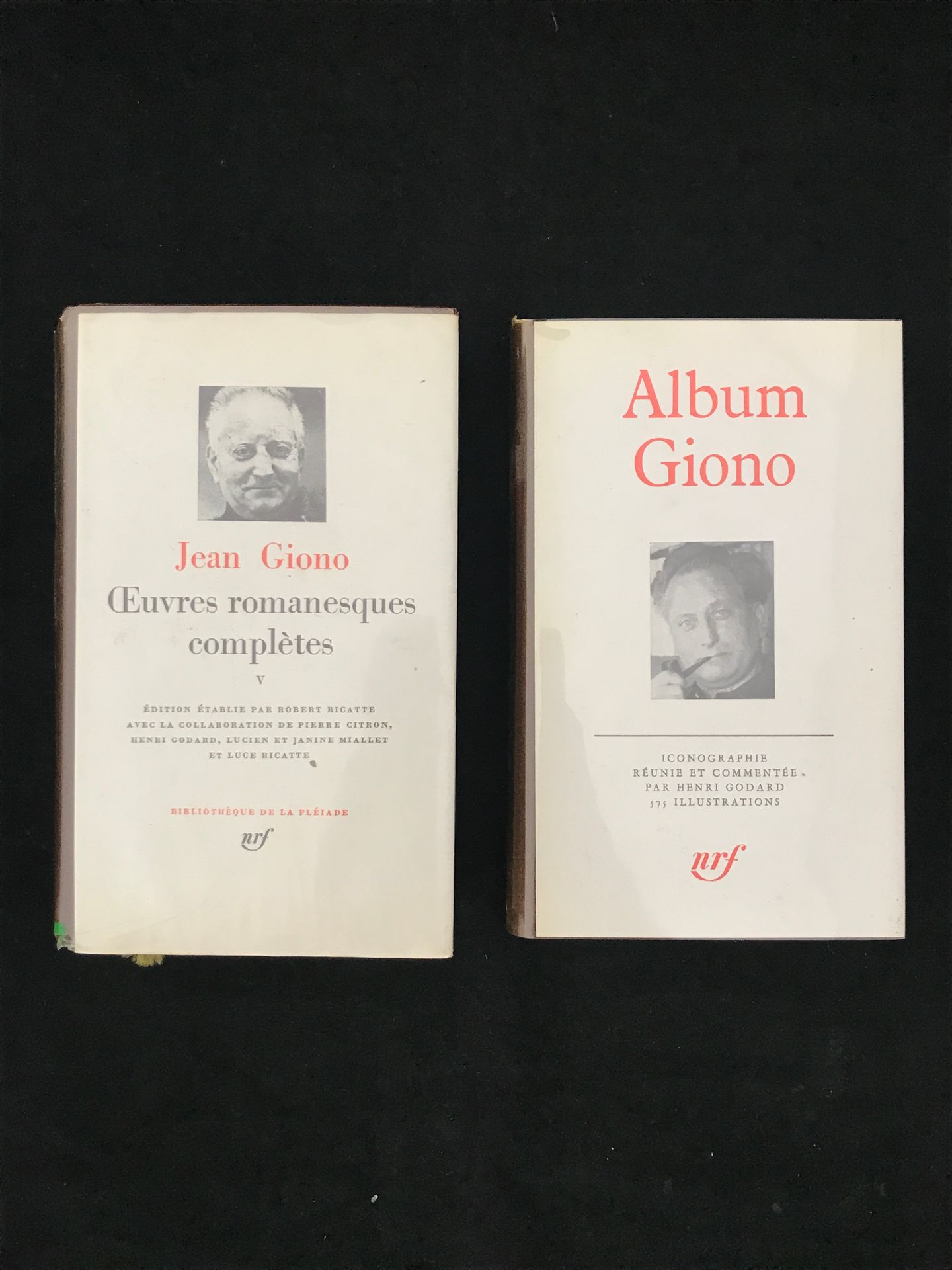 Null La Pléiade, set di due volumi che comprende: 

- Jean GIONO, "Œuvres Romane&hellip;