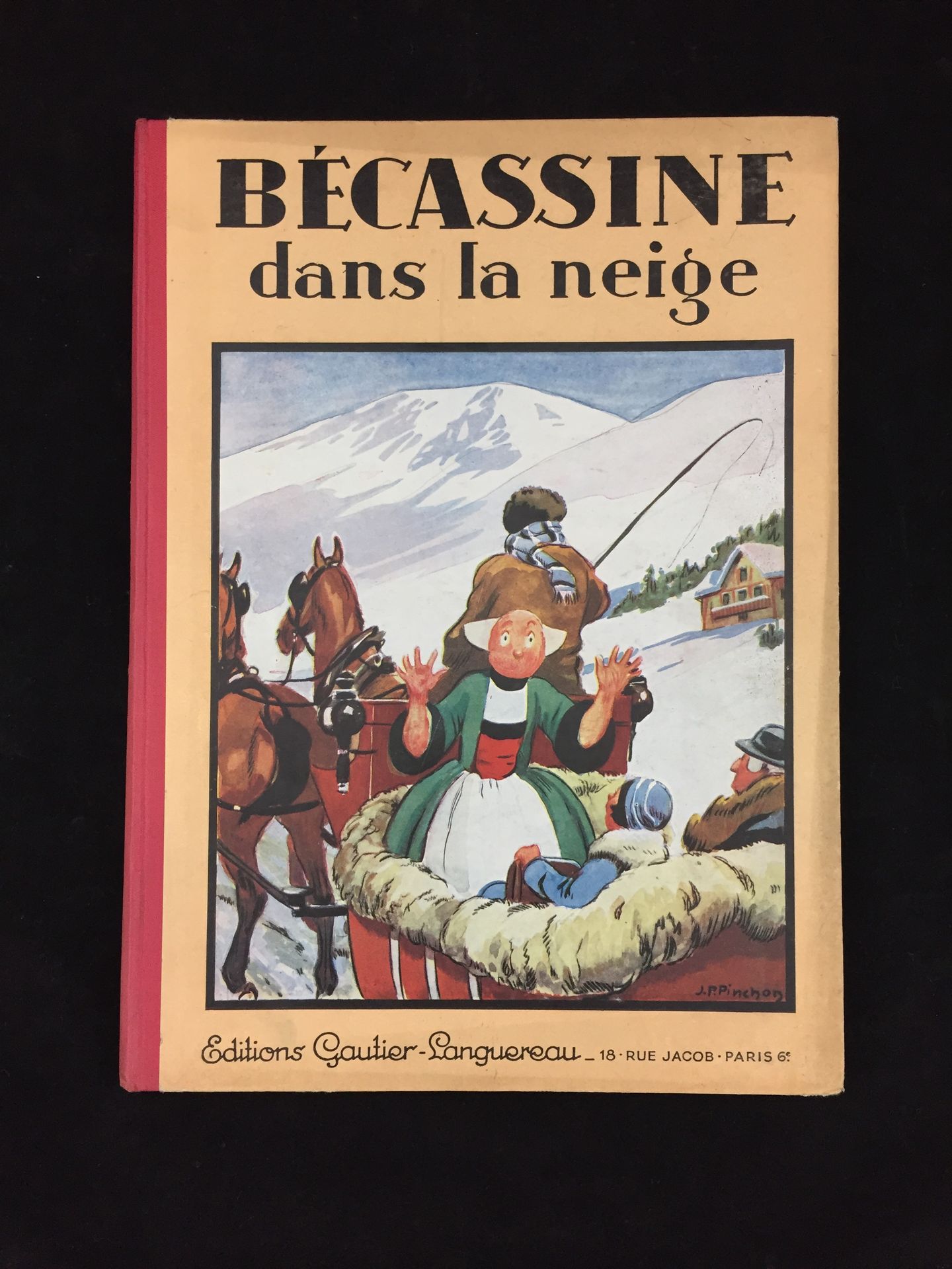 Null Bécassine im Schnee. Ed. Gautier-Languereau, 18, rue Jacob, PARIS. Ausgabe &hellip;