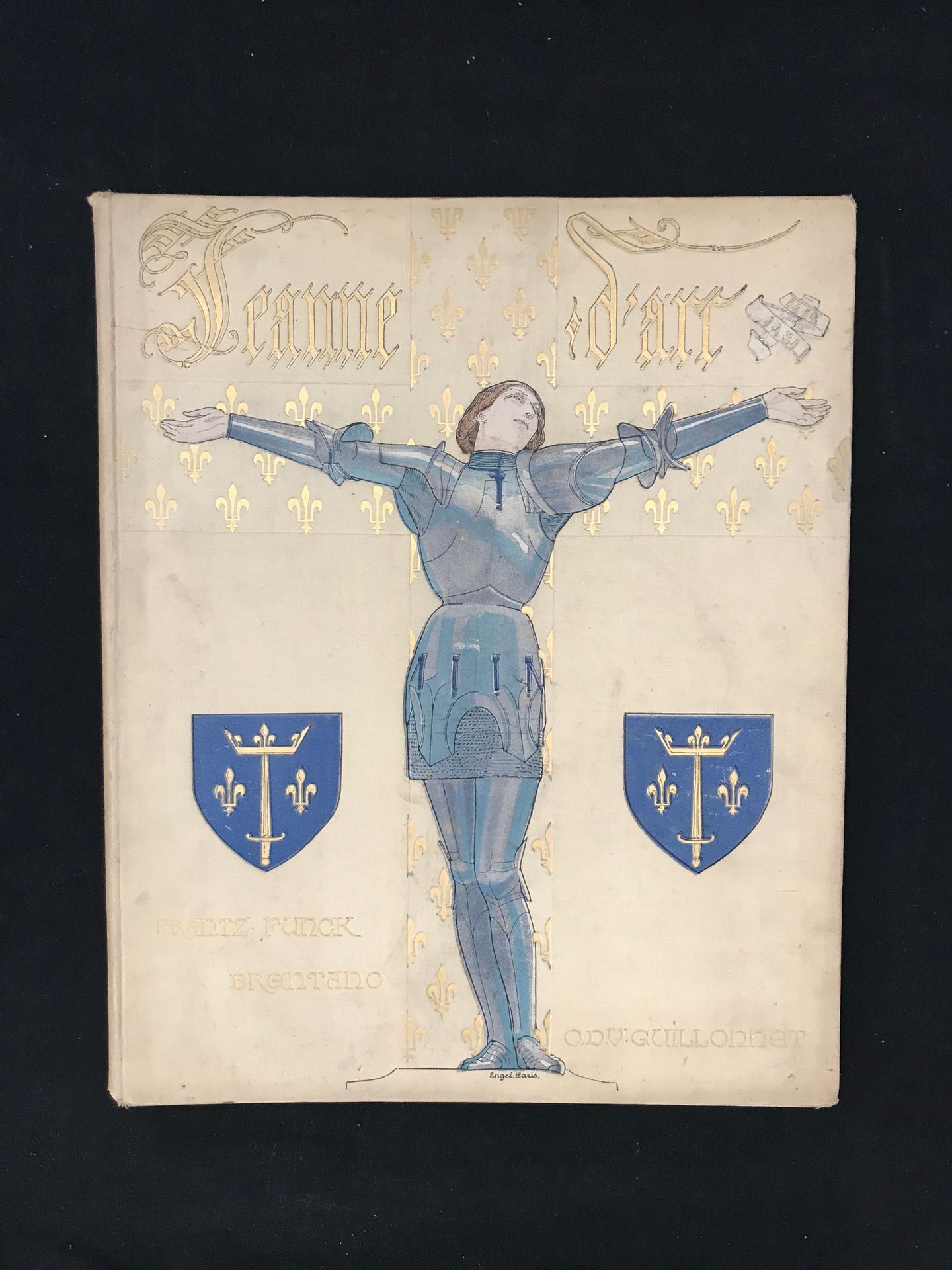 Null Frantz FUNCK, Jeanne d'Arc, illustré d'aquarelle en chromotypogravures par &hellip;
