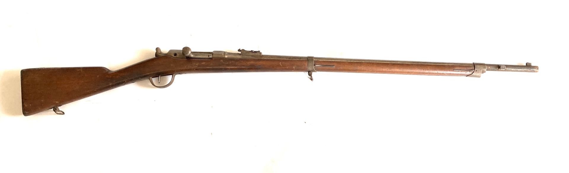Null fusil Chassepot modèle 1866, canon rayé de 83 cm, avec hausse, guidon et di&hellip;