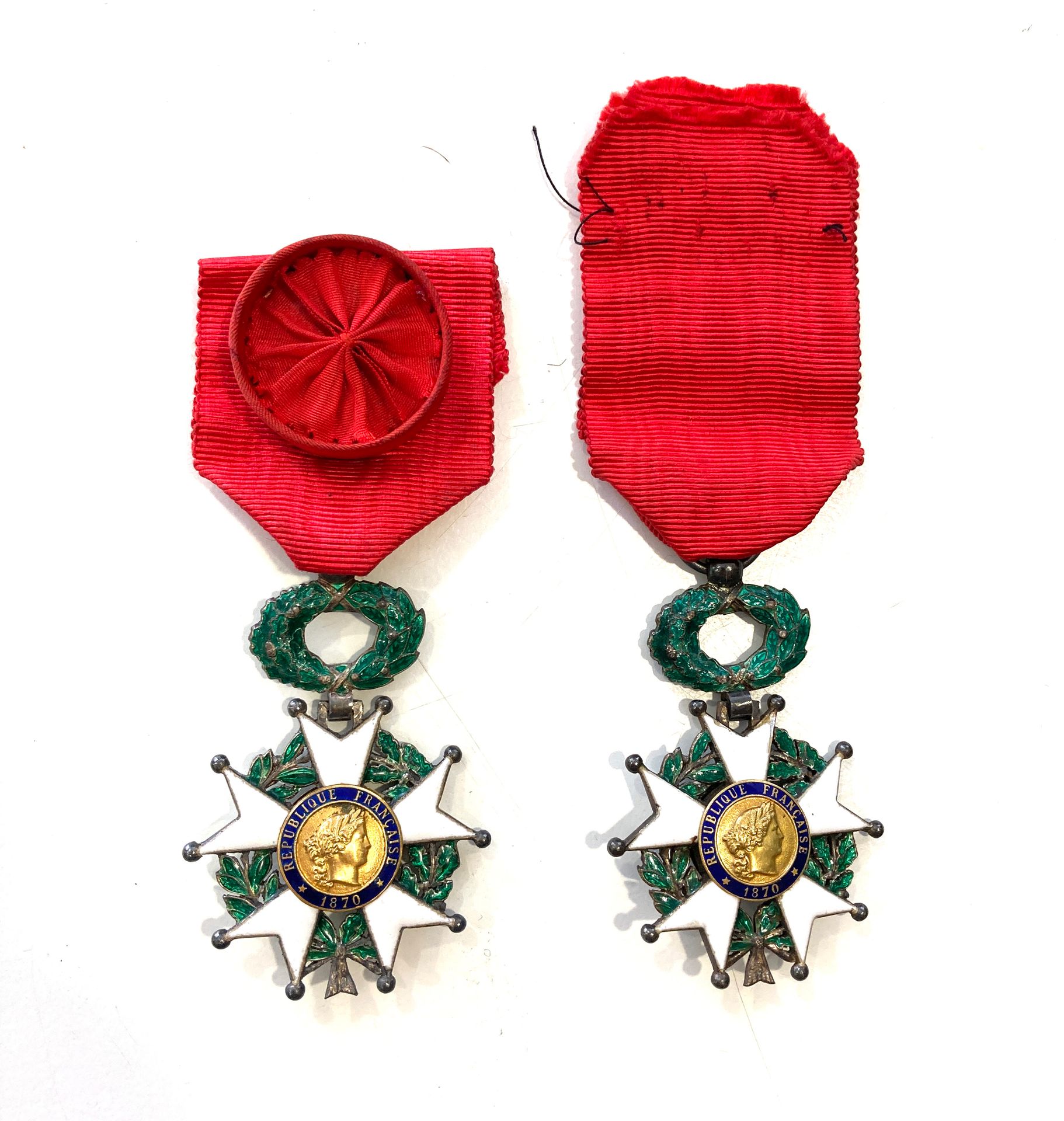Null Ordre de la légion d’honneur : étoile d’officier, 38 mm, ruban à rosette, i&hellip;