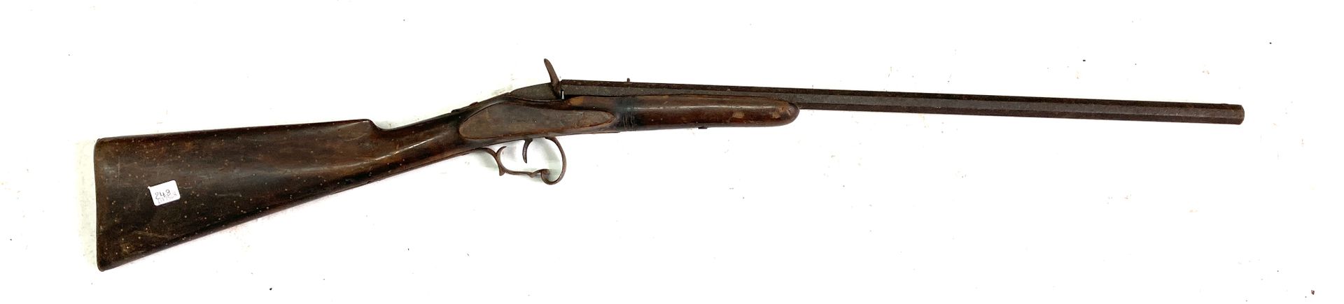 Null carabine système Flobert, calibre 6 mm, canon à pans de 57 cm, LT 95 cm, us&hellip;
