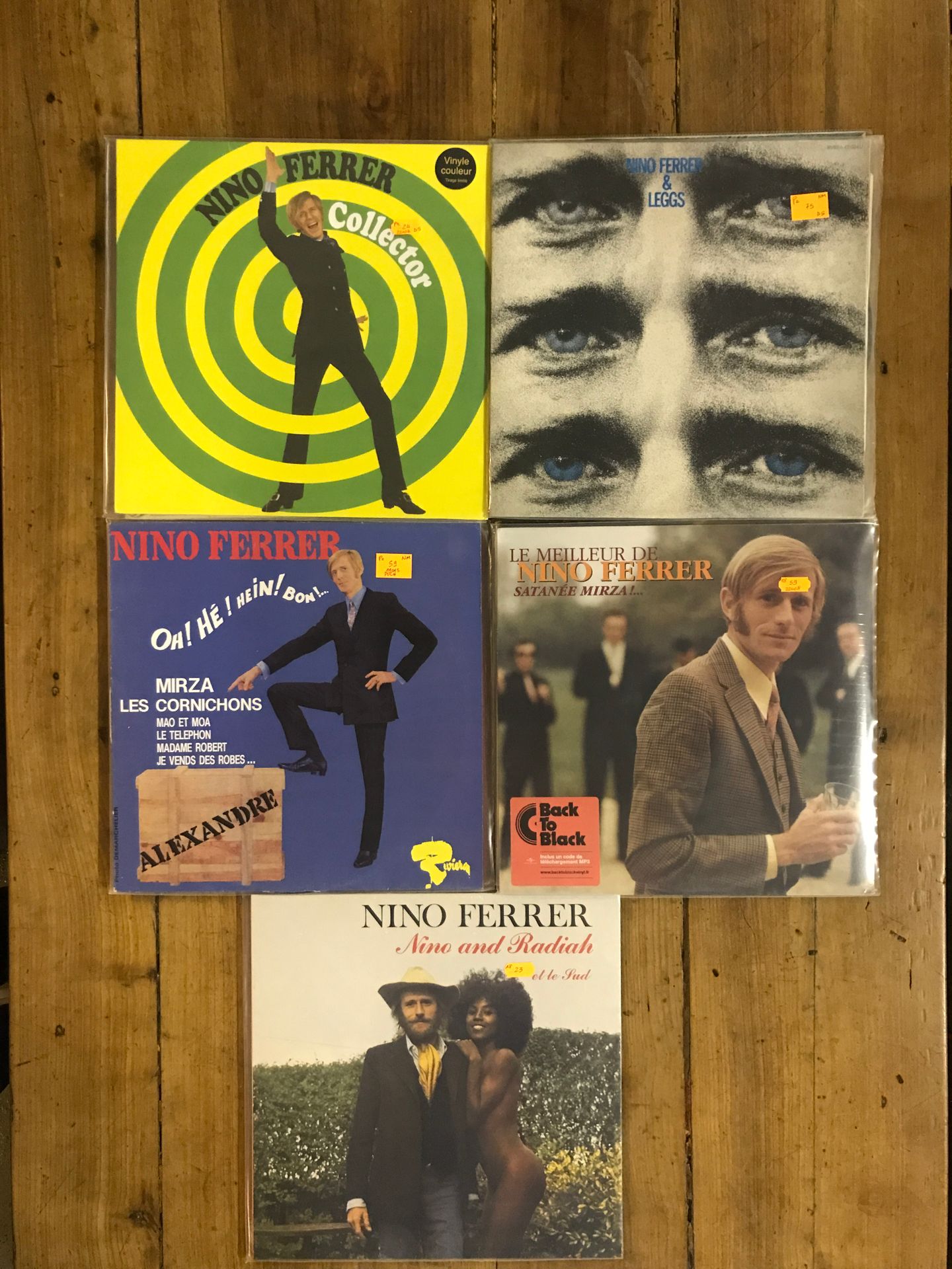 NINO FERRER Lot de 9 disques 33 tours de Nino Ferrer

		Divers	, 	Artistes Franc&hellip;