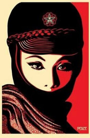 Null SHEPARD FAIREY, "Mujer Fatale" serigraph signed and dated 20 lower right. H&hellip;
