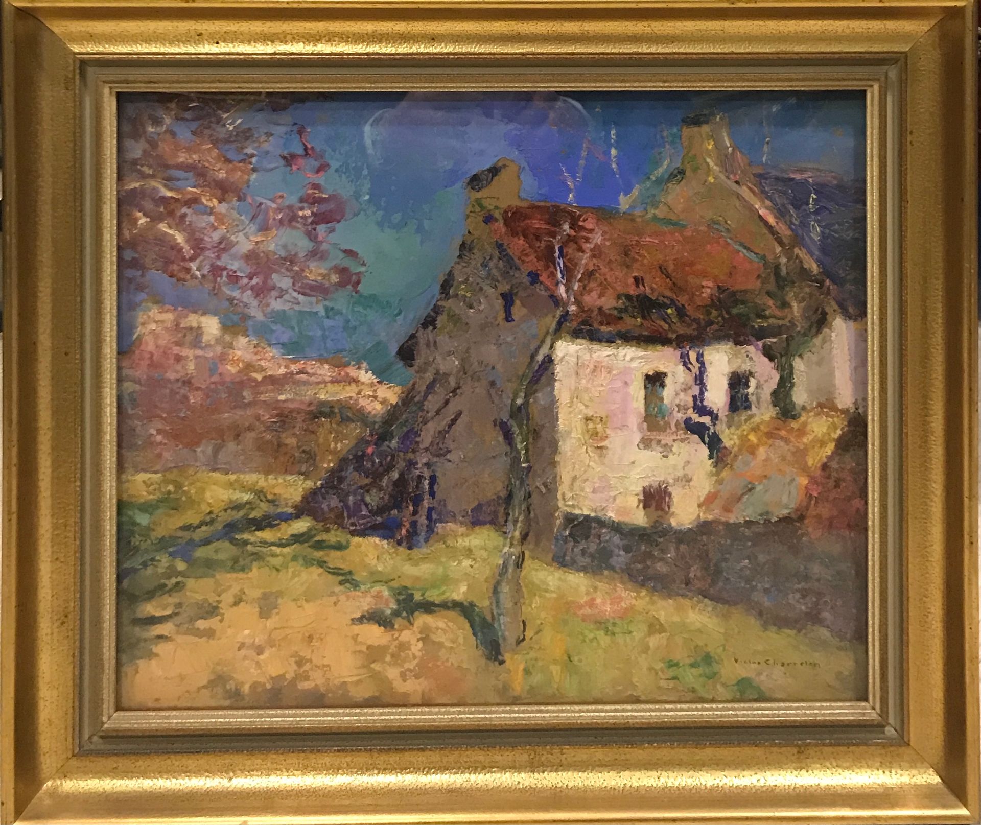 Null Victor CHARRETON 1864-1936

Maison à Groie au soleil

Huile sur panneau.

S&hellip;