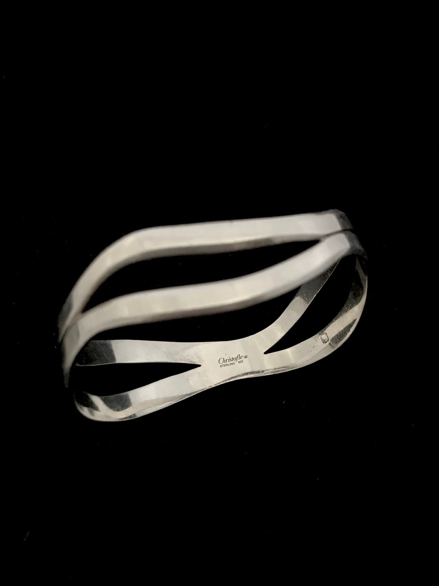 Null Christofle. Modell Rivage. Armbänder aus Silber 925°/00