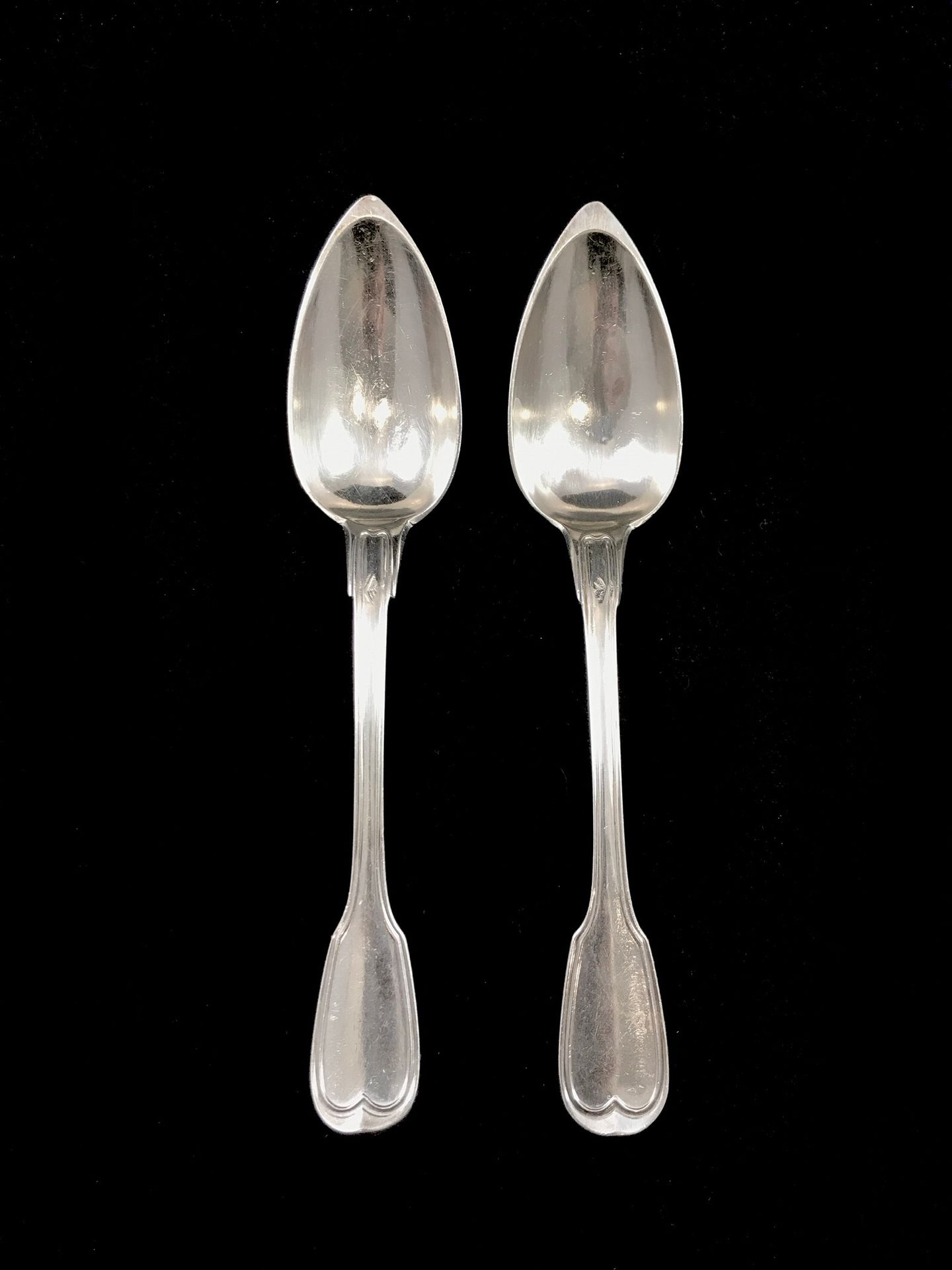 Null Laurent LABBE, master silversmith in Paris (1829-1852). A pair of 950°/00 s&hellip;