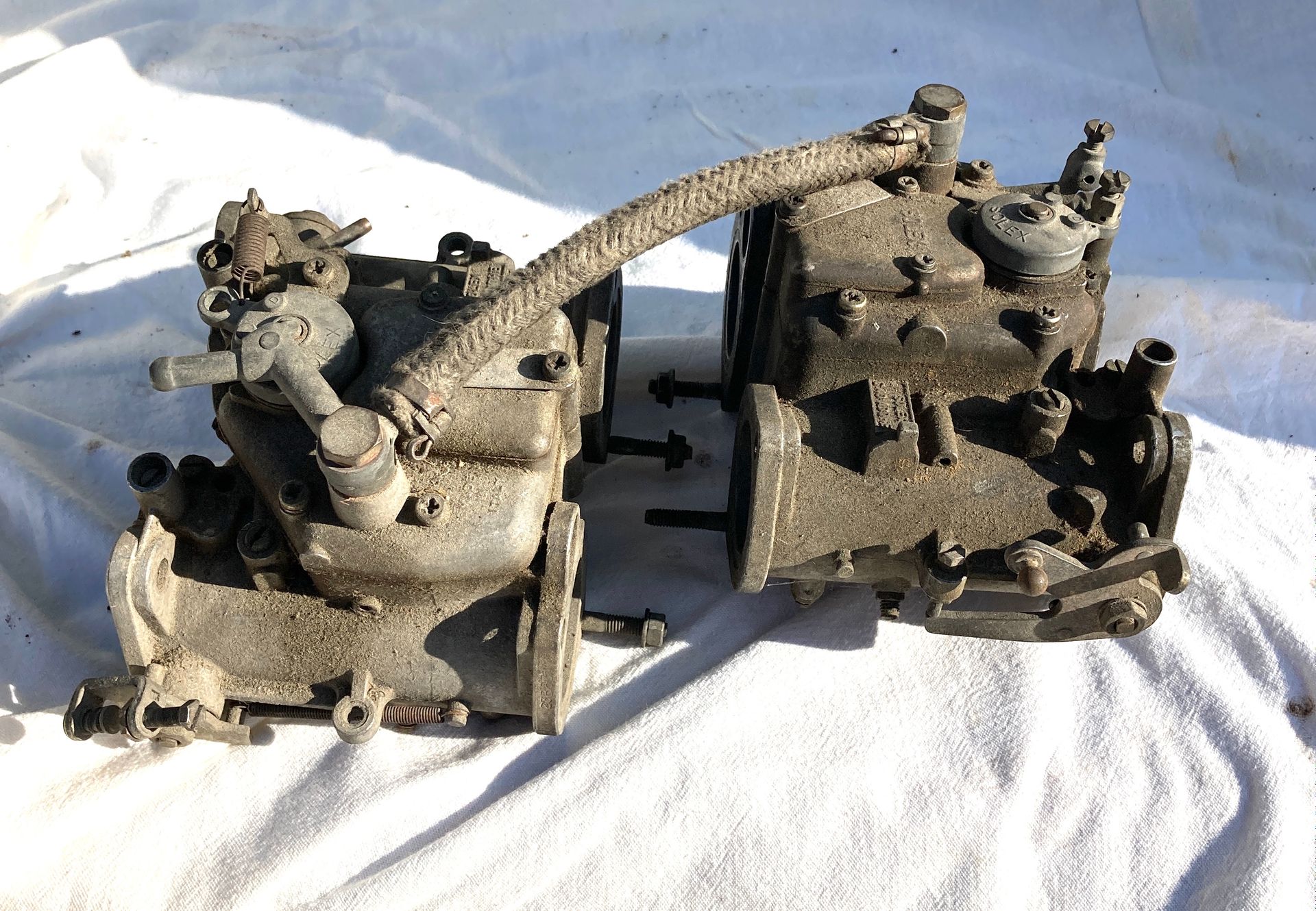 Null Two SOLEX double body carburetors type 40 ADOHE. Complete in good condition&hellip;