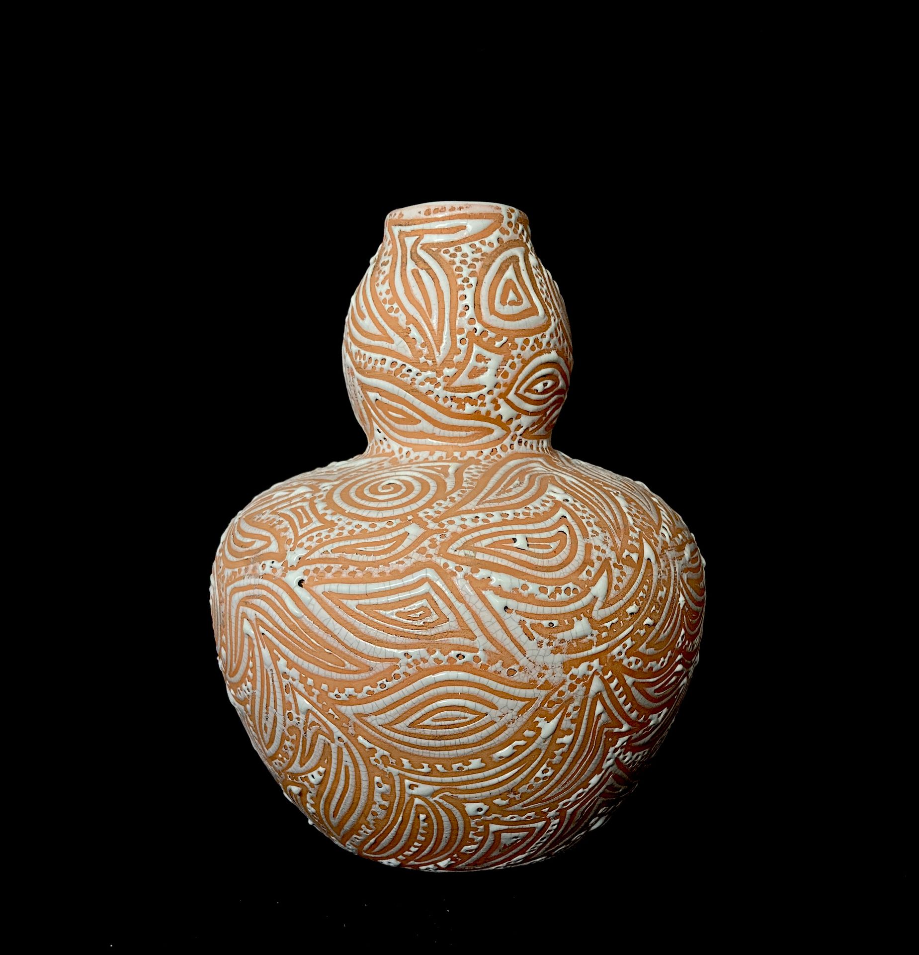 Null Felix GETE 1870-1959 for CAB (Céramique d'Art de Bordeaux)

釉面陶器花瓶coloquint&hellip;