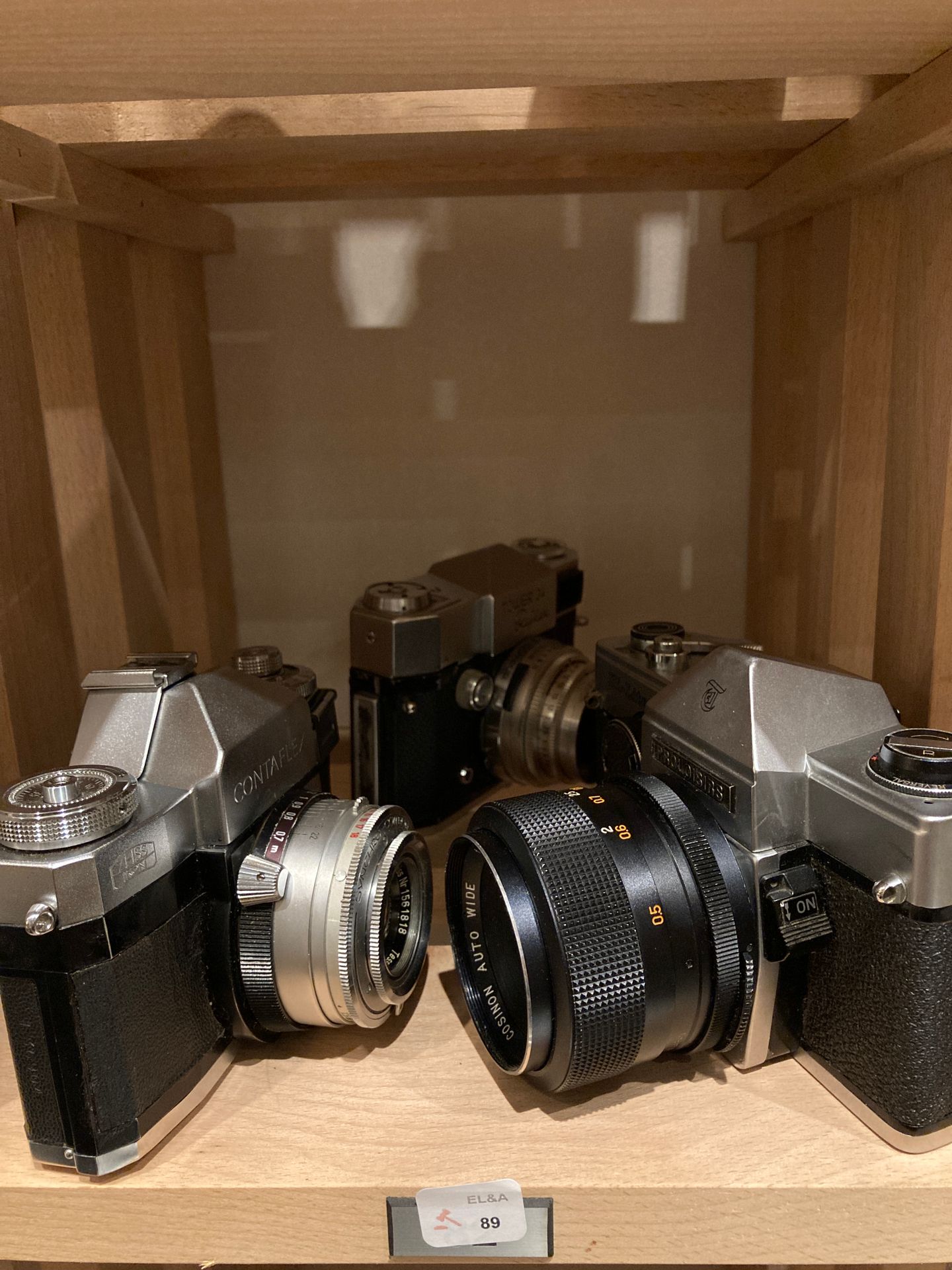 Null 473 B - 一套三部杂项相机：Tower 34 Reflex相机配Braun-Reflex-Ultralit 2.8/50毫米镜头，Contafl&hellip;