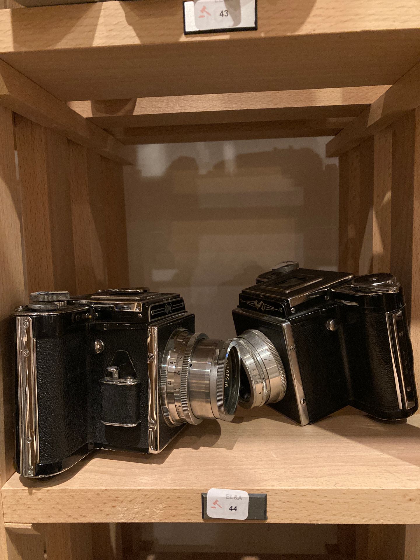 Null Set of two Agiflex cameras: Agiflex body with Agilux Anastigmat 3.5/80 mm l&hellip;