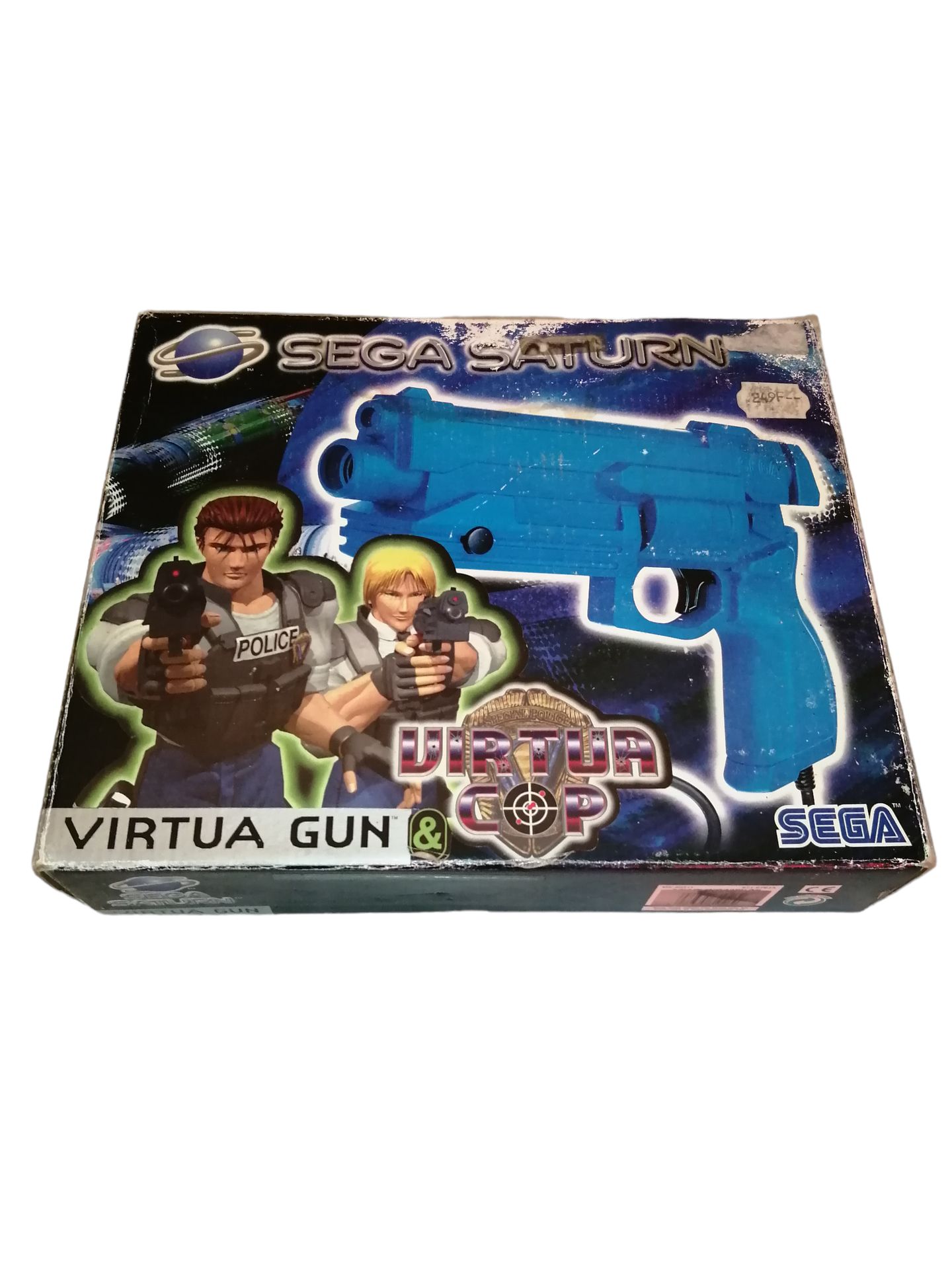 Null SEGA SATURN - Virtua Gun Virtua Cop.
Box in schlechtem Zustand,
Innenseite &hellip;