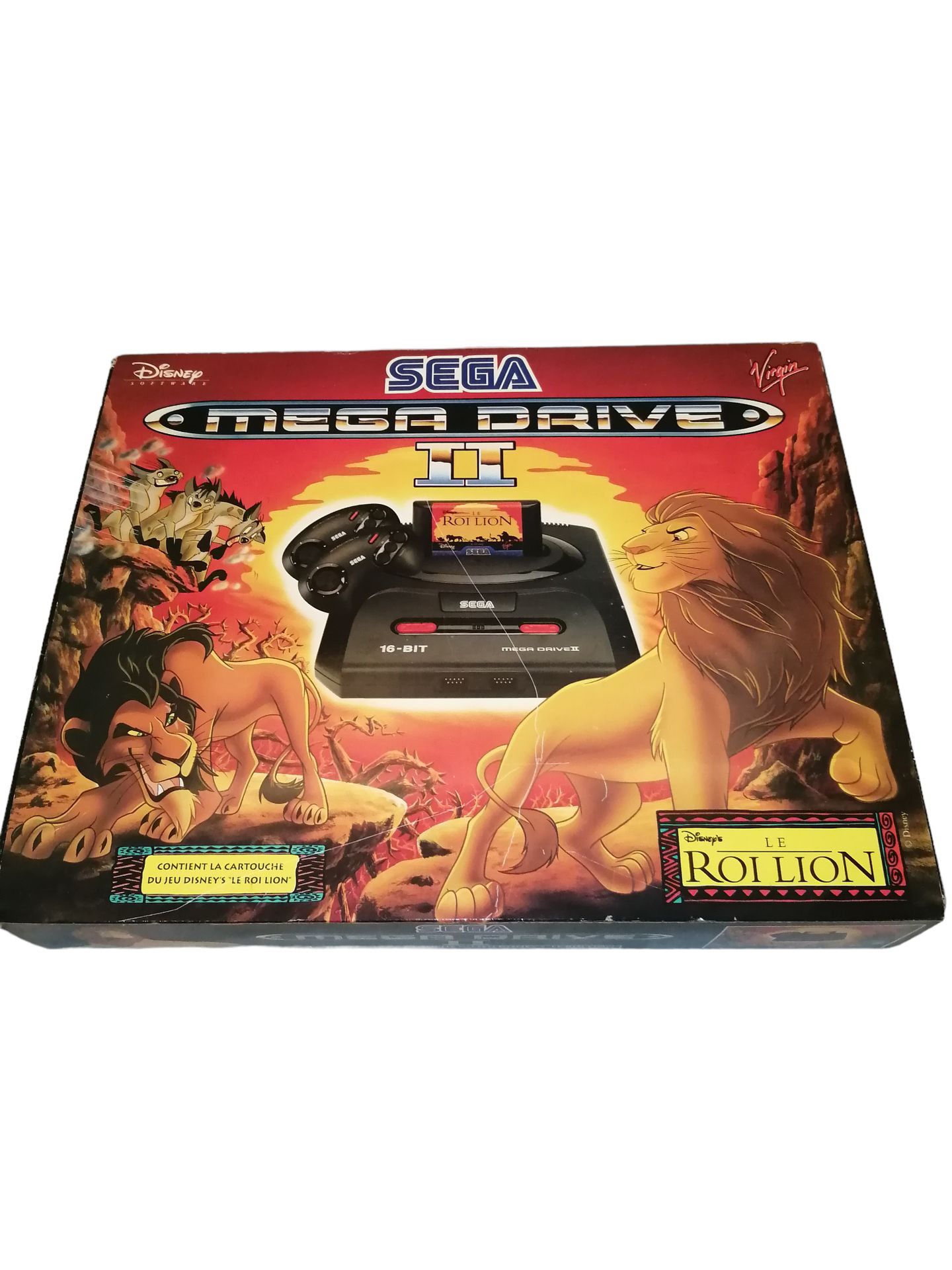 Null SEGA MEGADRIVE - Console Megadrive 2 pack Le Roi Lion.
Fourreau en état cor&hellip;