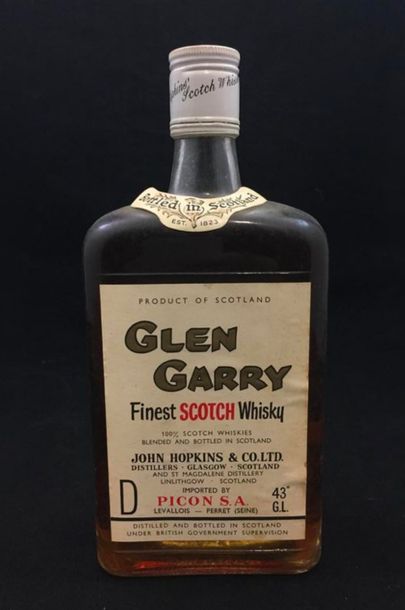 Whisky Glen GARRY Scotch Whisky. Picon SA