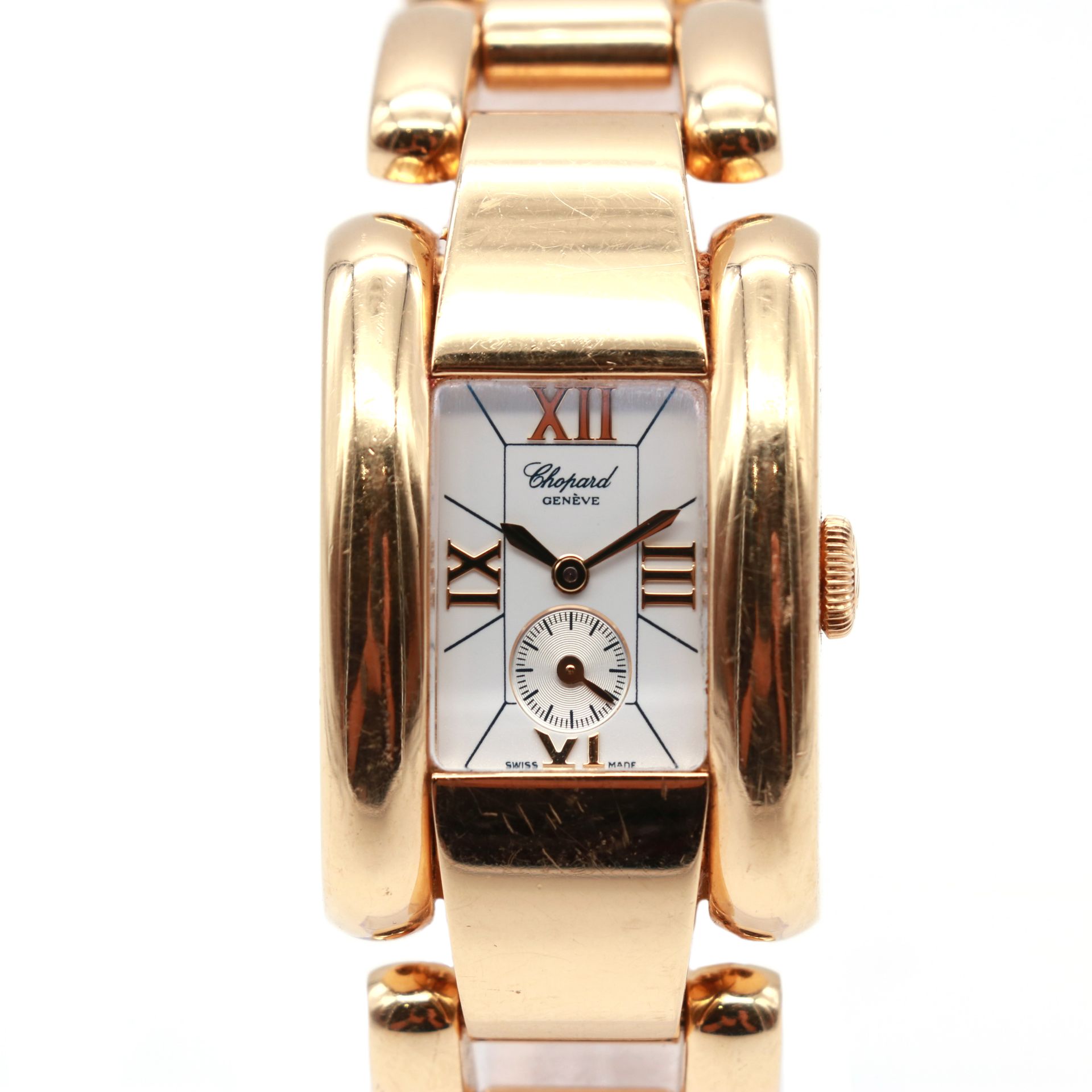 Montre Chopard, La Strada The case in 18 ct yellow gold, engraved

Rectangular d&hellip;
