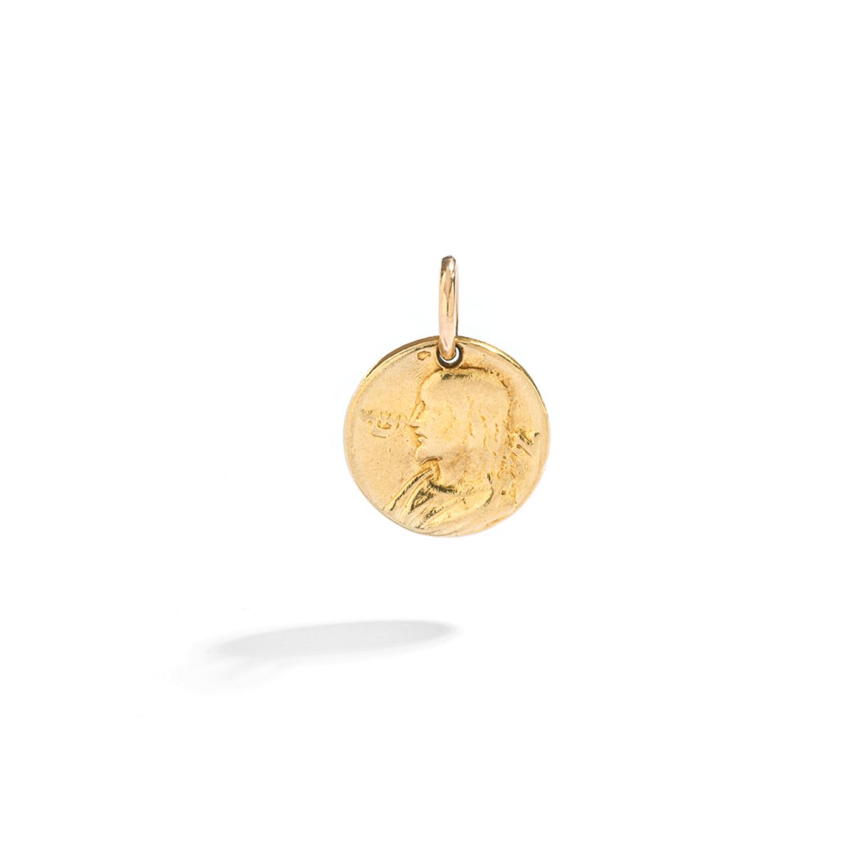 FALIZE Médaillon circulaire en or jaune 18 ct poli "La médaille du Campo del Fio&hellip;