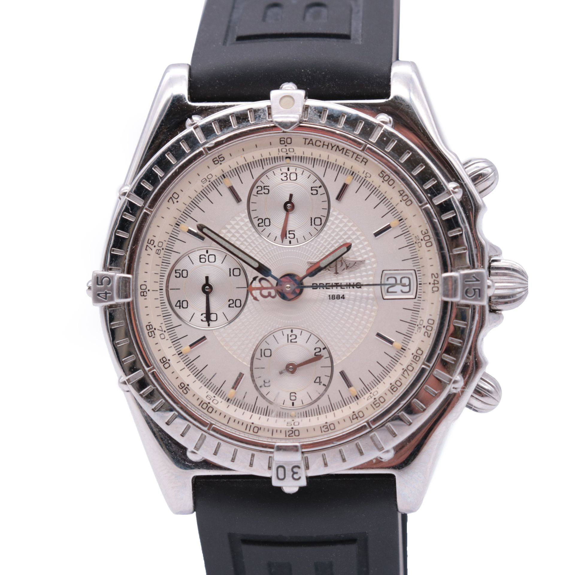 Montre Breitling, Crosswind Chronograph The steel case, signed

The circular dia&hellip;