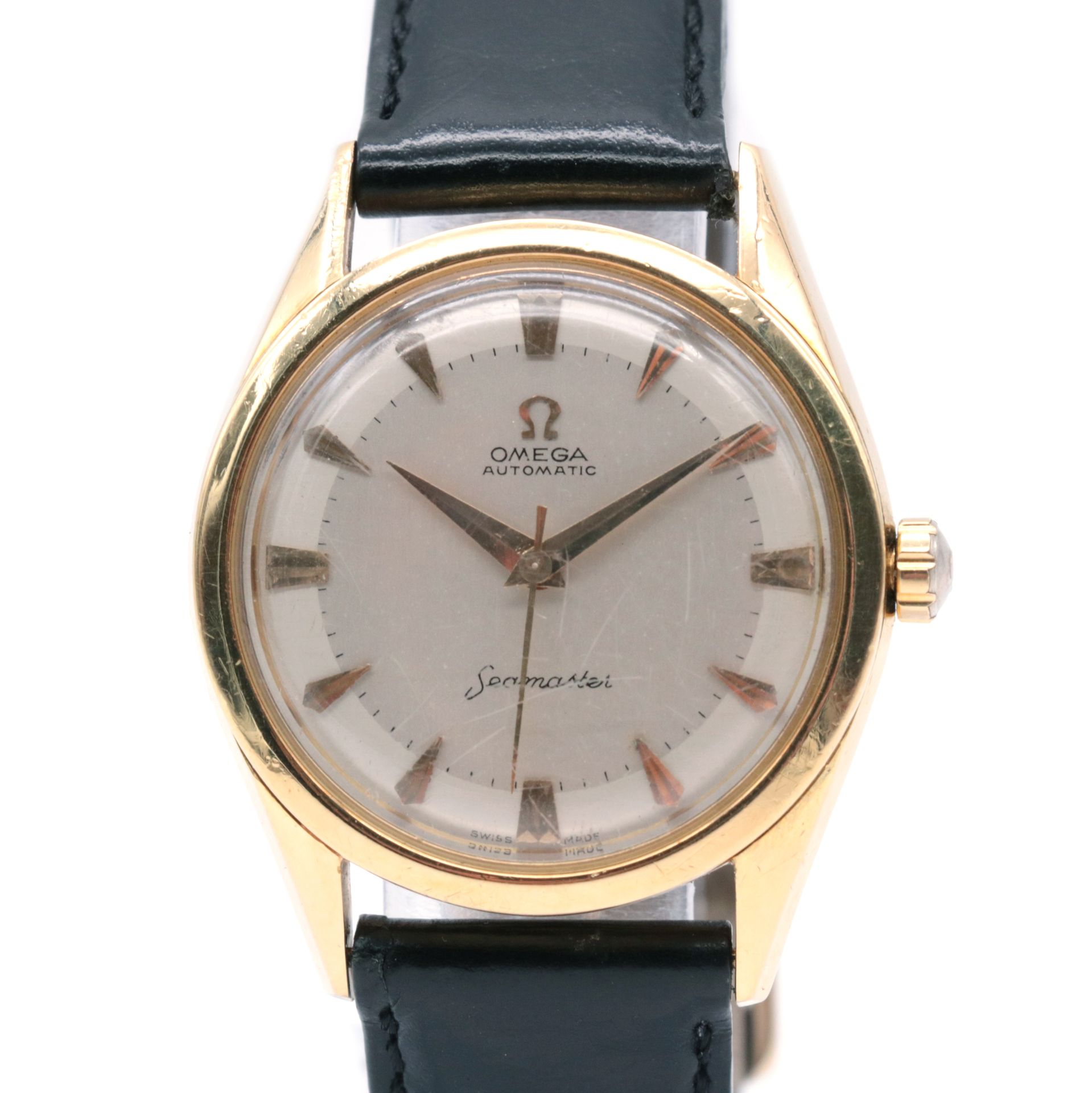 Montre Omega, Seamaster The case in 18 ct yellow gold, signed 

The circular dia&hellip;