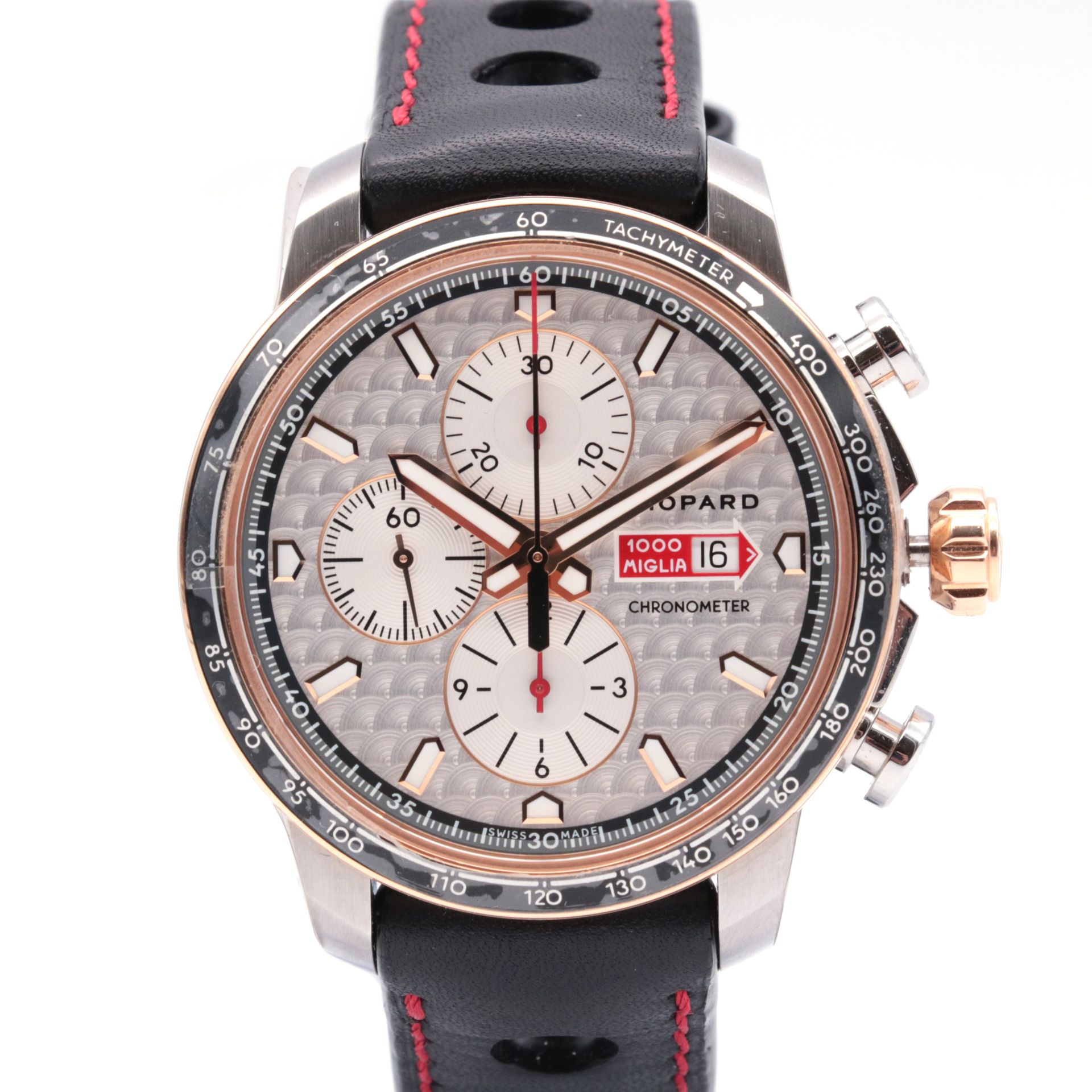 Montre Chopard, Mille Miglia GTS Chrono La caja de acero, firmada 

La esfera ci&hellip;